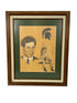 Framed Drawing of Tom Izzo