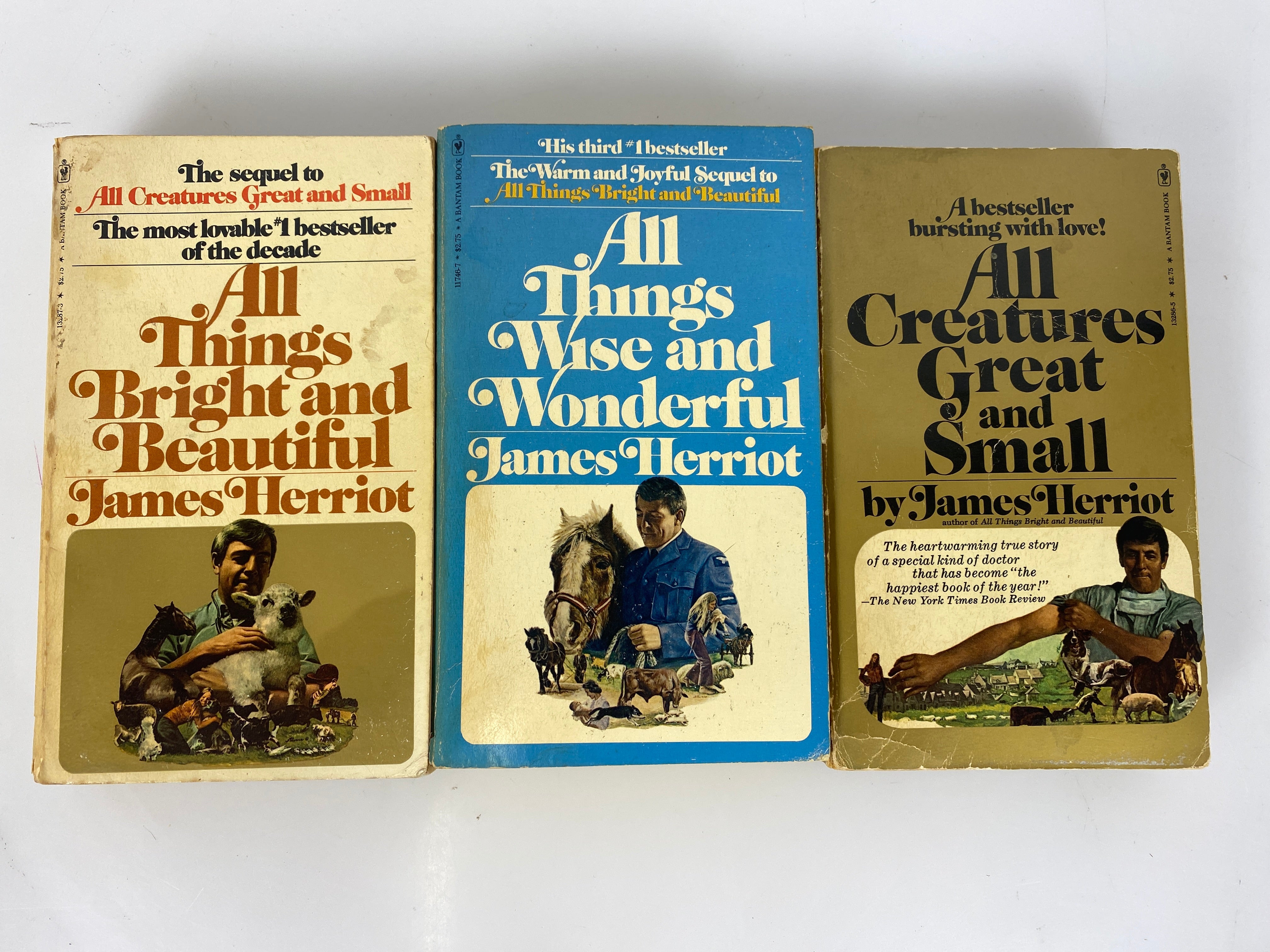 Box Set of 3 James Herriot Lovable Bestsellers 1979