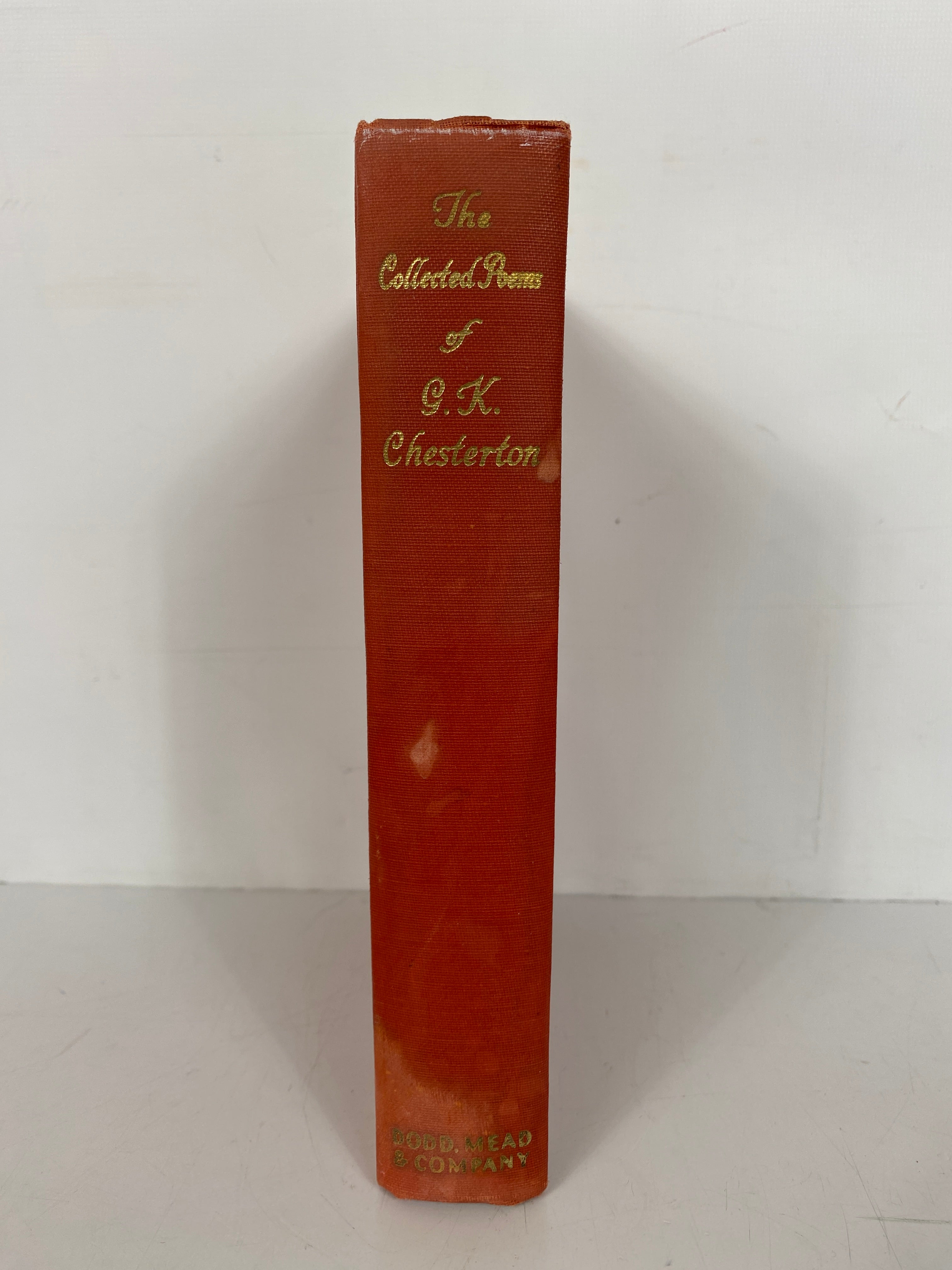 The Collected Poems of G.K. Chesterton 1932 Vintage HC