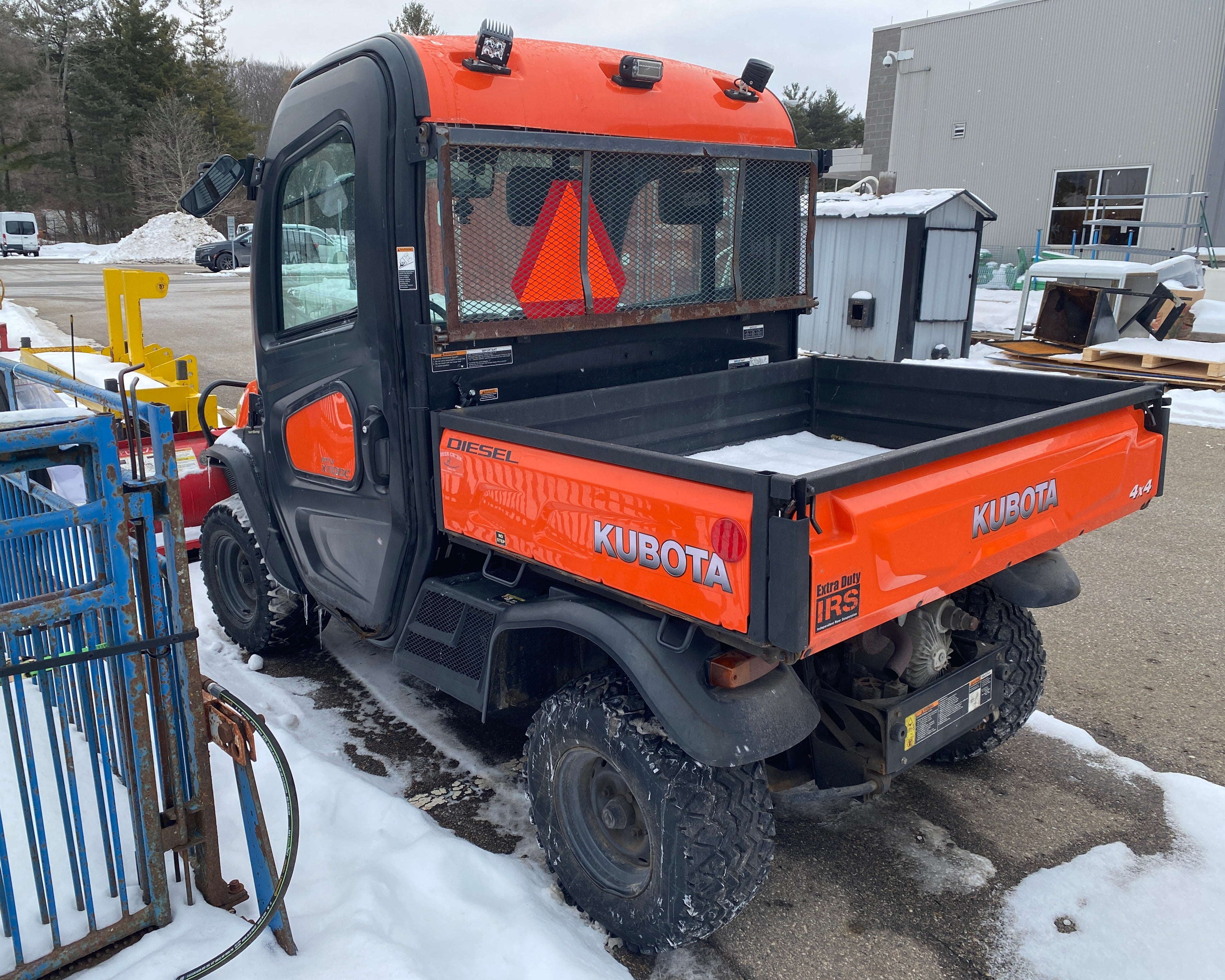 Kubota RTV-X1100C Diesel UTV w/ Ultra Finish #84930 Mounted Snow Plow