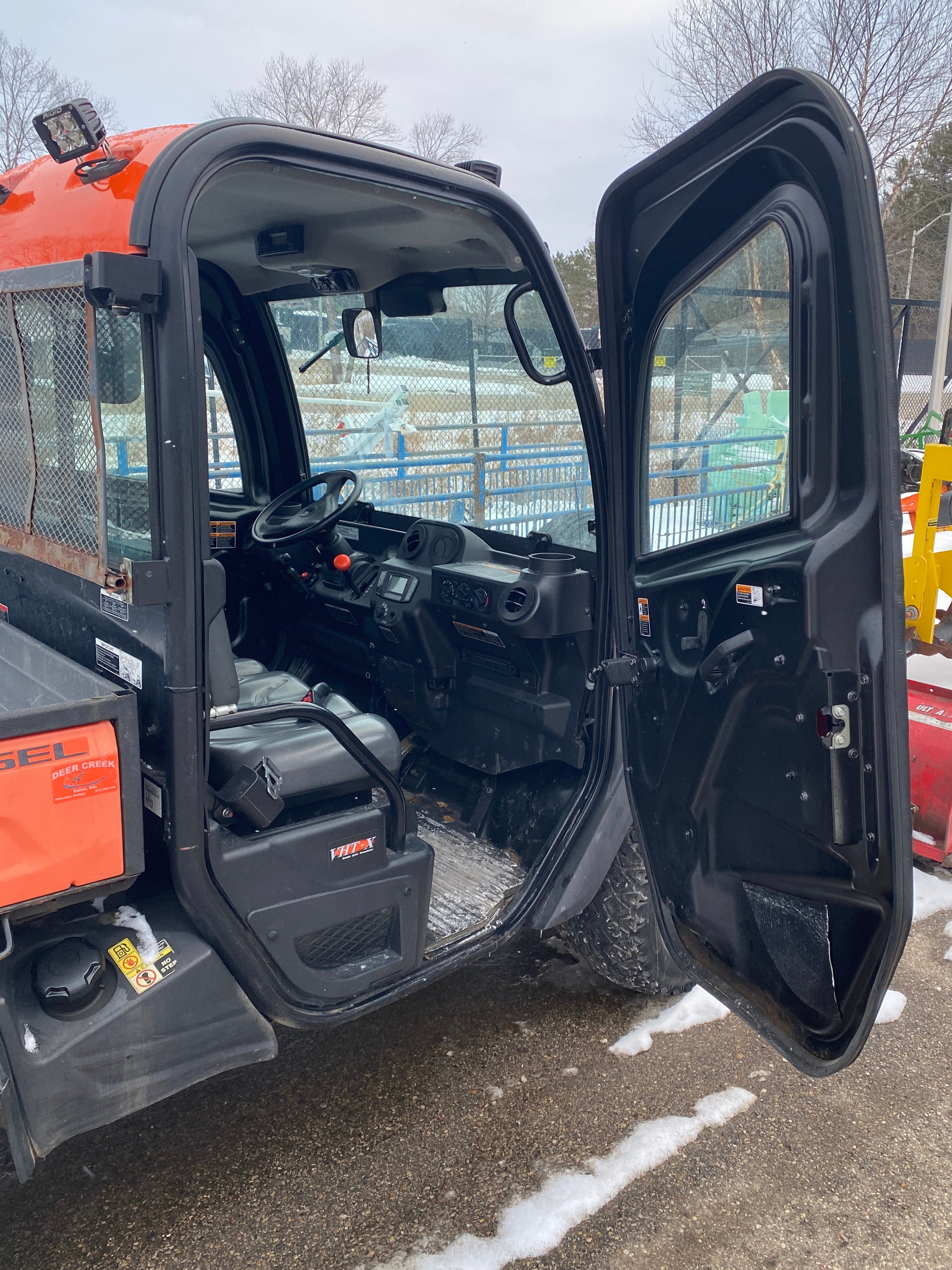 Kubota RTV-X1100C Diesel UTV w/ Ultra Finish #84930 Mounted Snow Plow