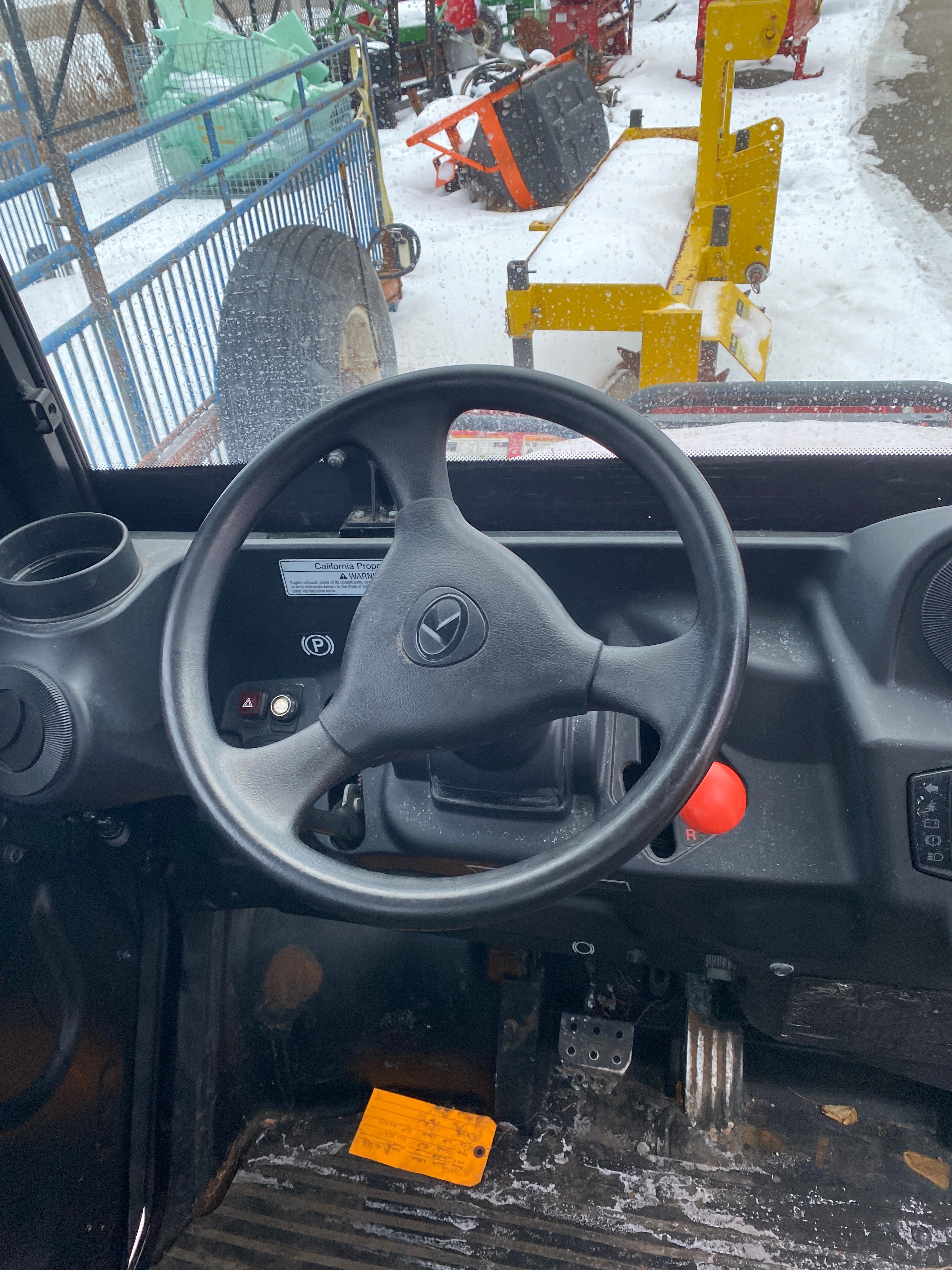 Kubota RTV-X1100C Diesel UTV w/ Ultra Finish #84930 Mounted Snow Plow