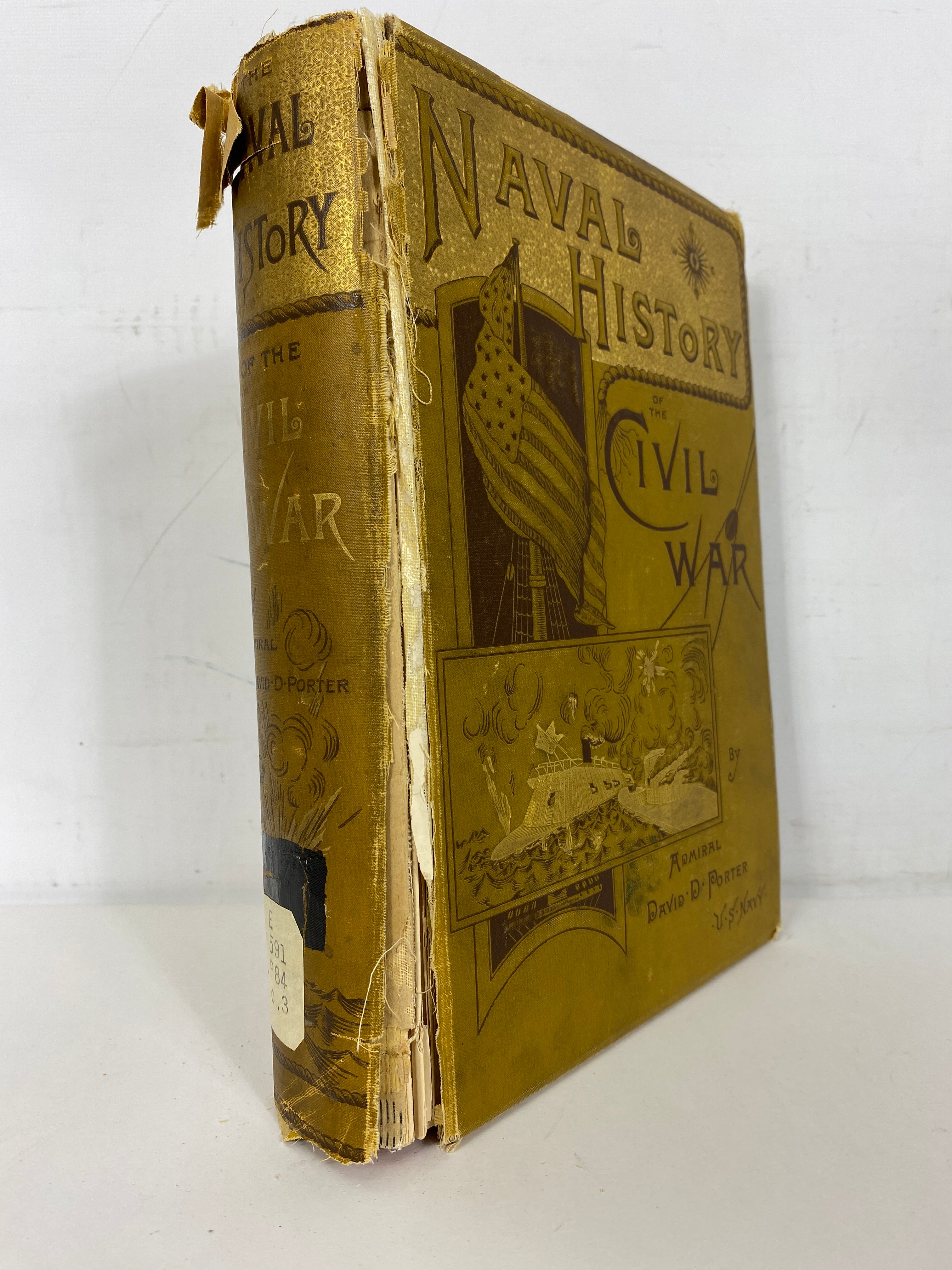 Naval History of the Civil War First Edition by Admiral David D. Porter 1886 HC