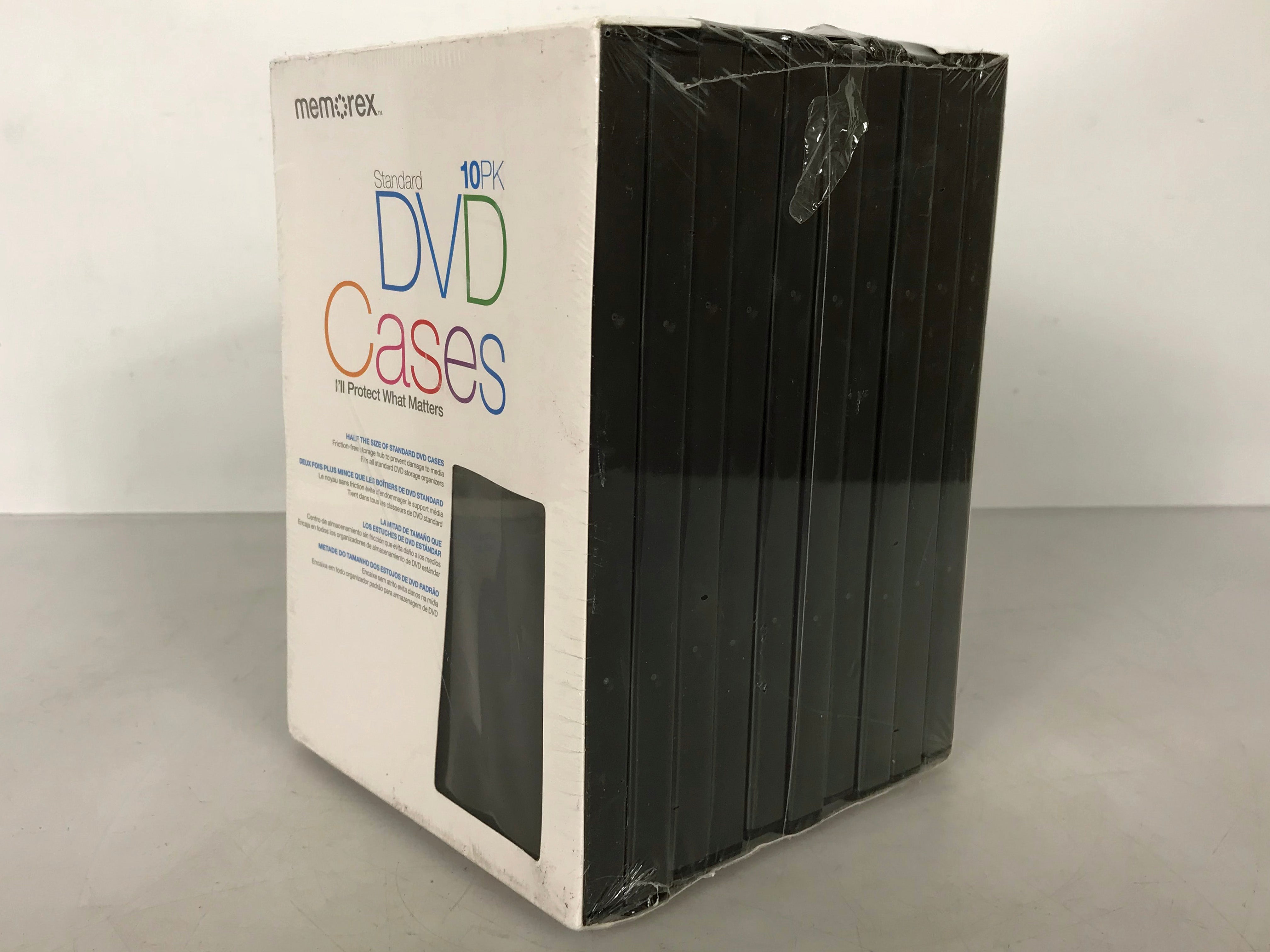 10-Pack Memorex Standard DVD Cases