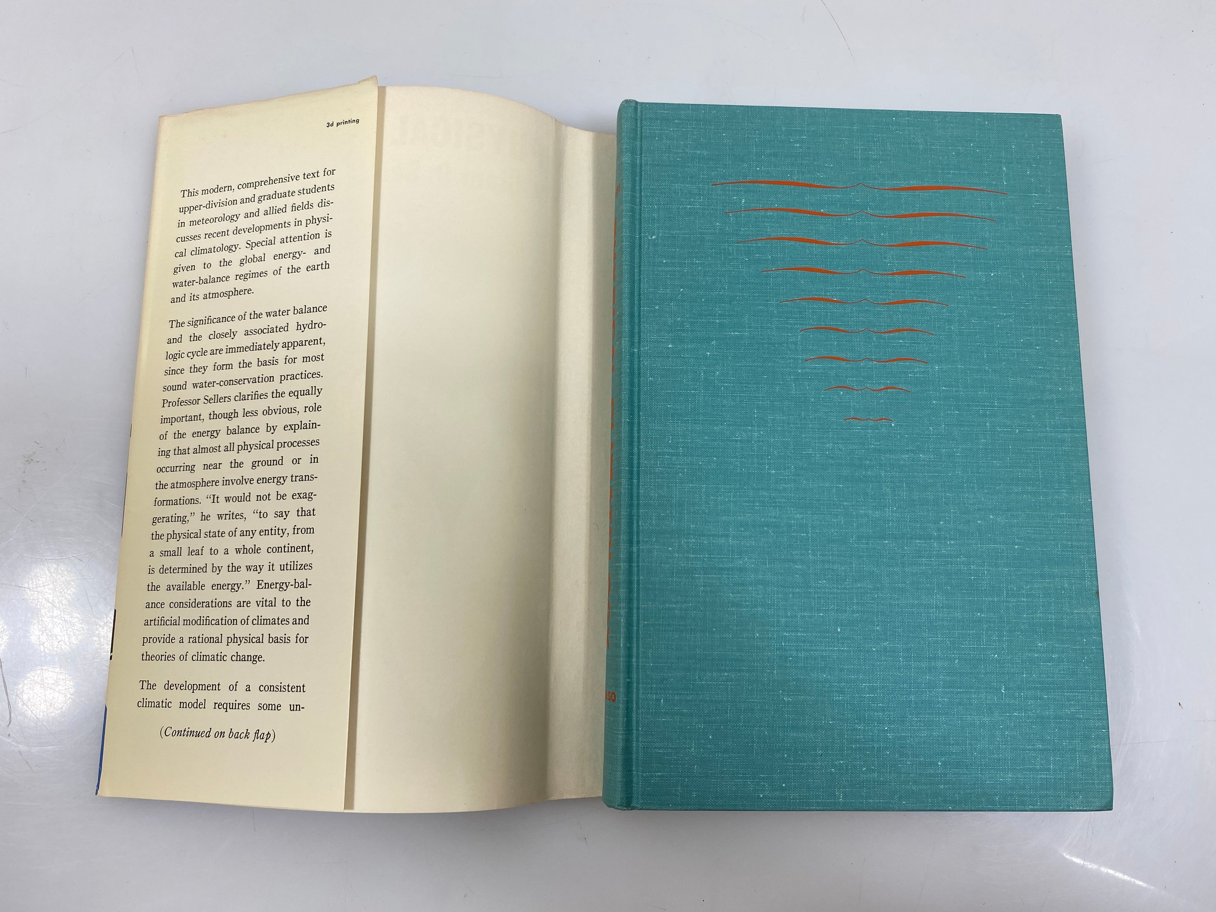 Physical Climatology by William D. Sellers 1965 HCDJ