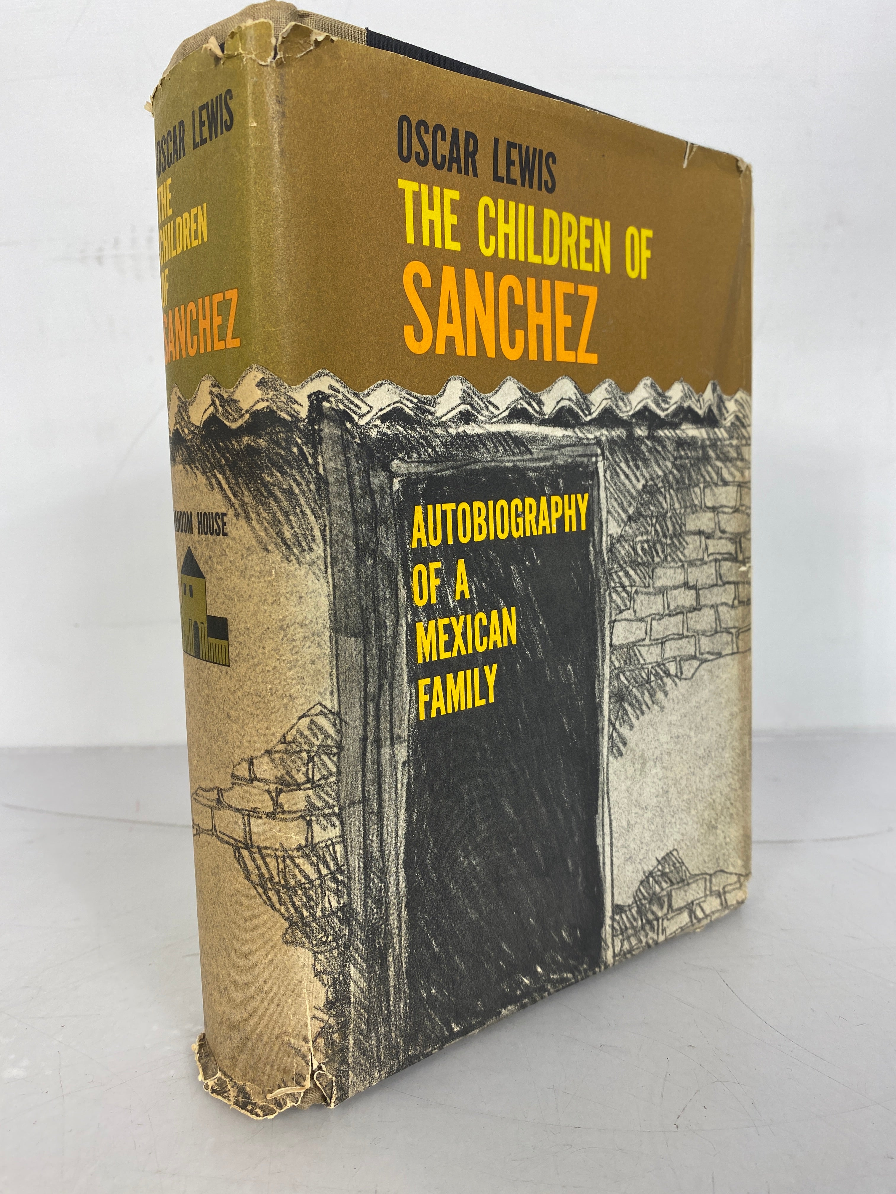 The Children of Sanchez by Oscar Lewis Third Printing 1961 HC DJ