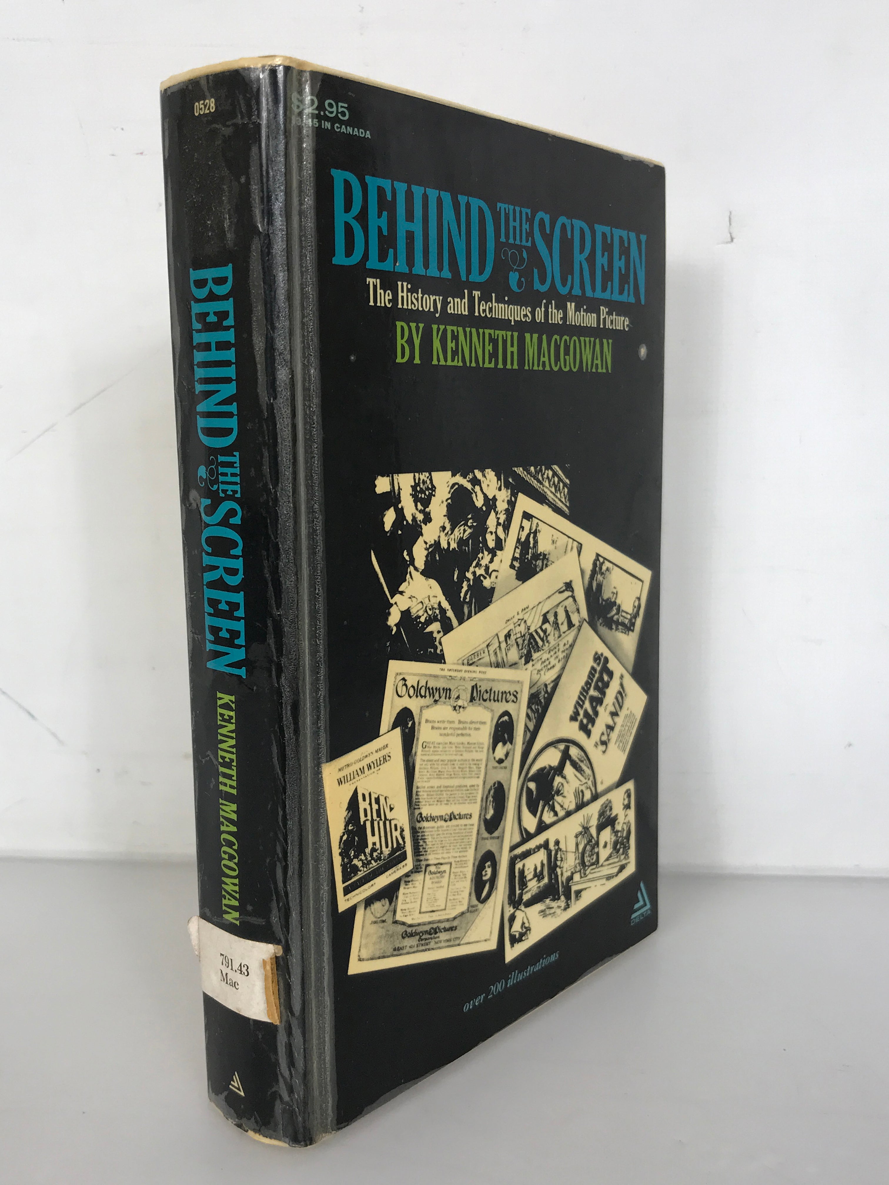 Behind the Screen The History and Techniques of the Motion Picture by Kenneth MacGowan 1965 HC Vintage