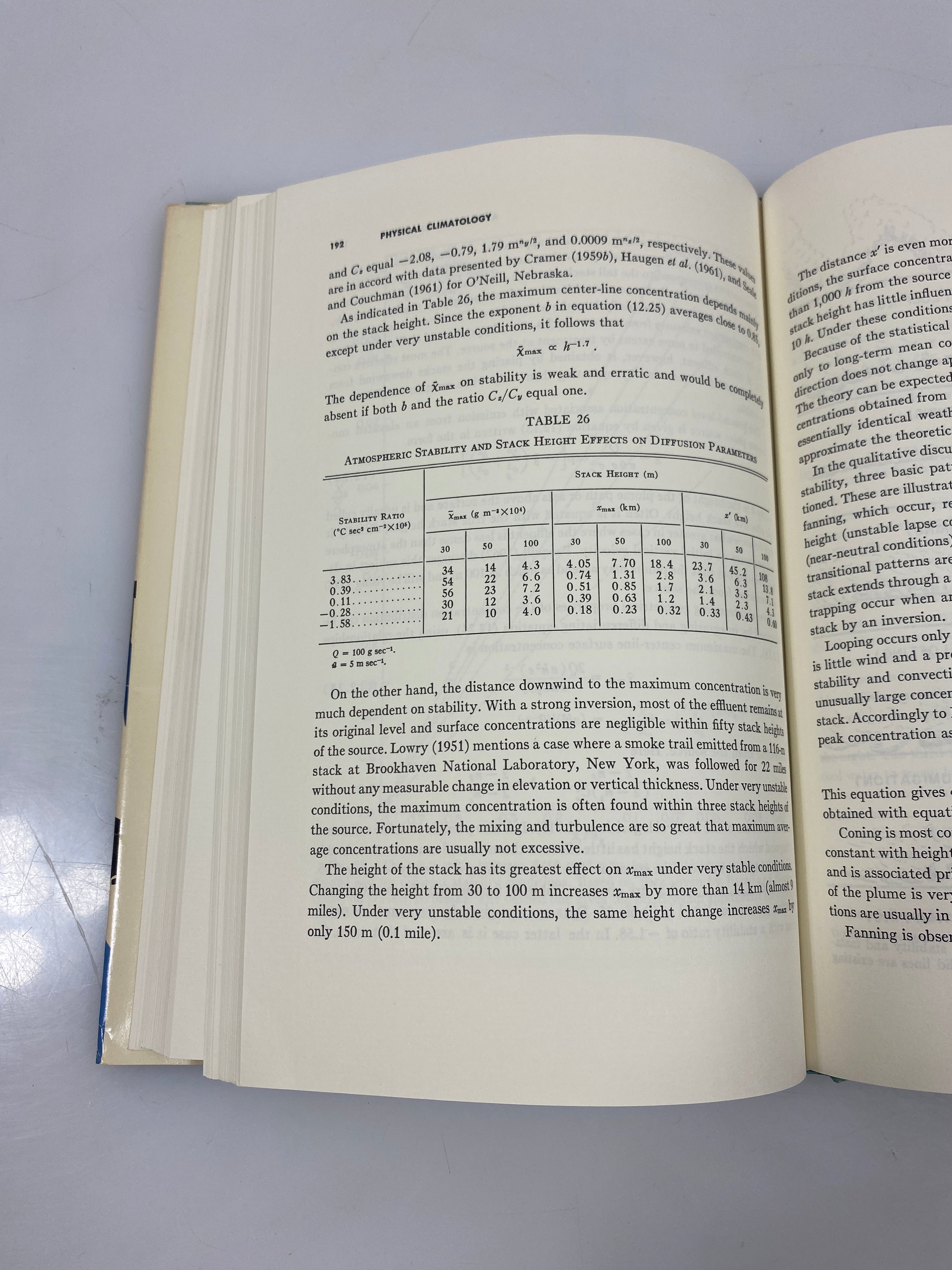 Physical Climatology by William D. Sellers 1965 HCDJ