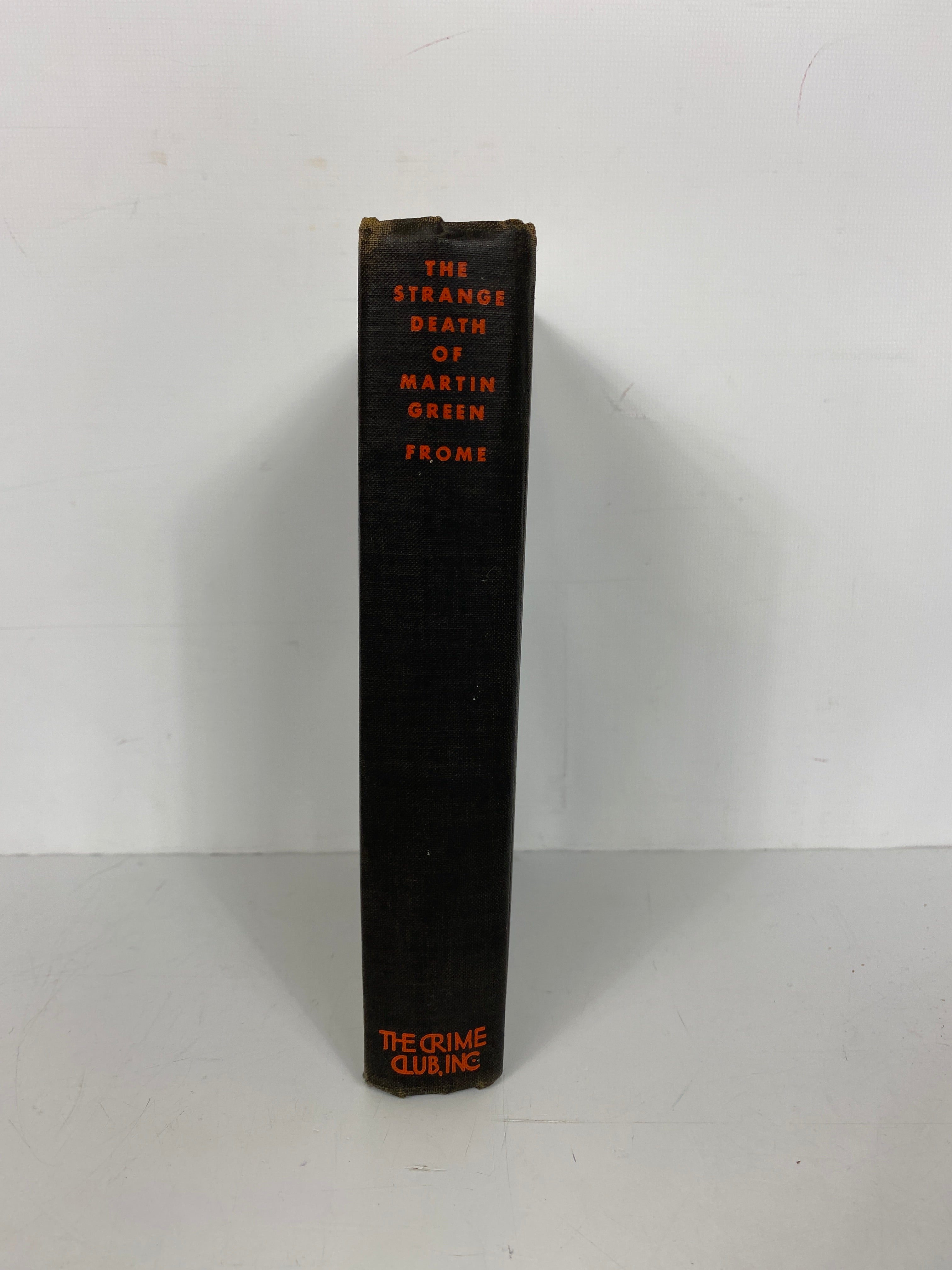 The Strange Death of Martin Green David Frome 1931 1st Ed HC Ex-Library