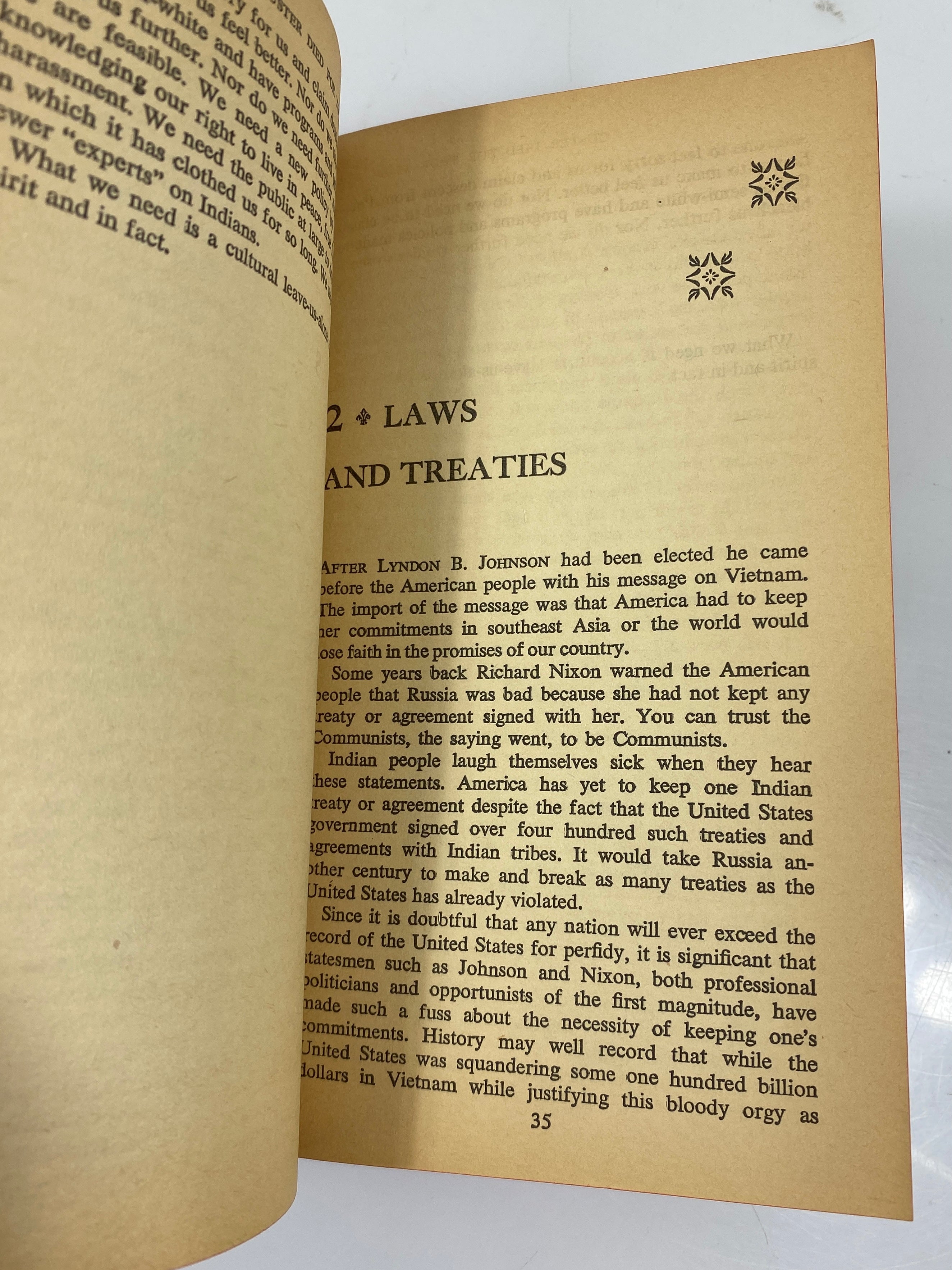 Custer Died for Your Sins by Vine Deloria Jr 1969 SC