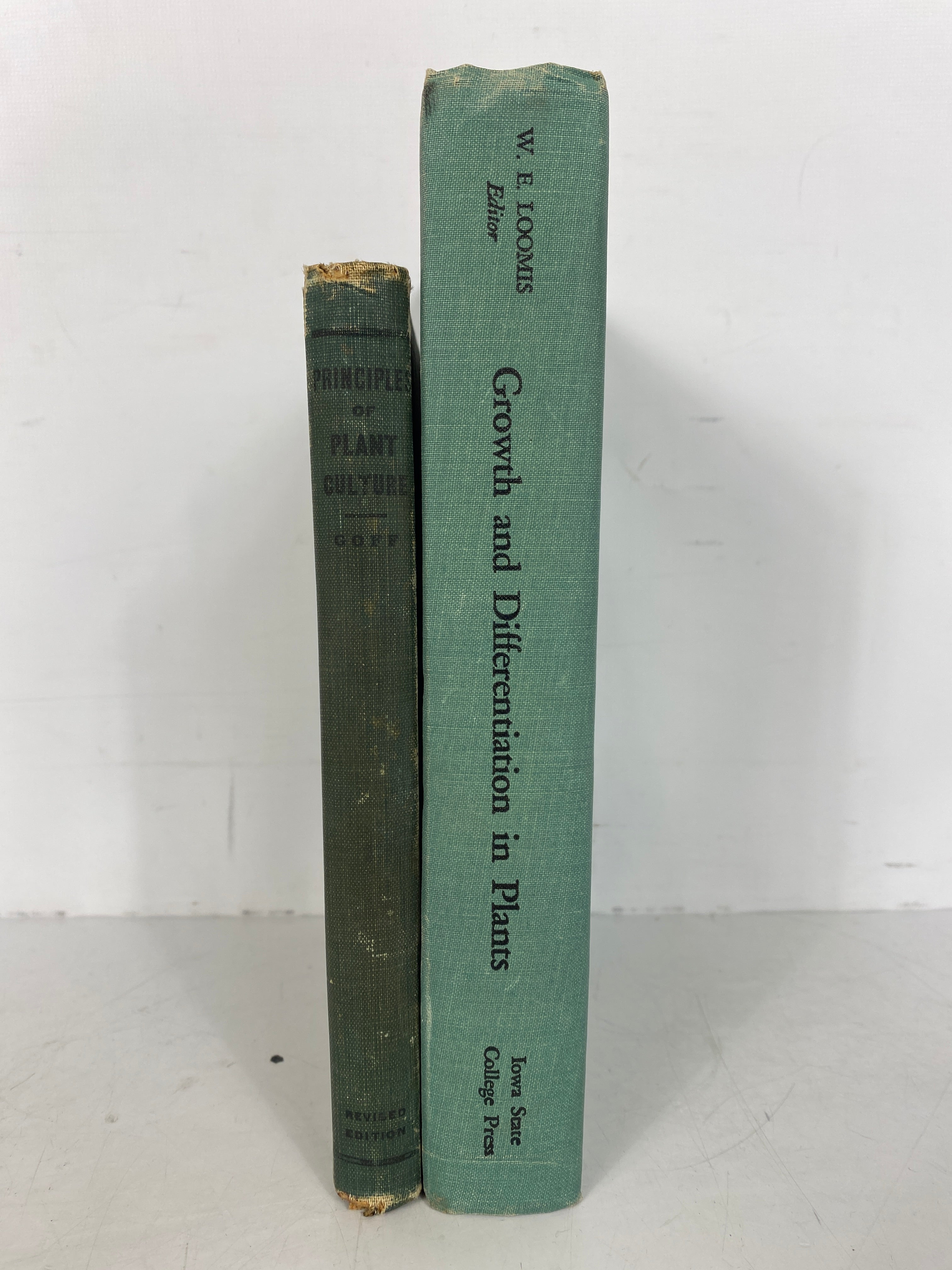 2 Vols: Principles of Plant Culture 1906/Growth & Differentiation in Plants 1953