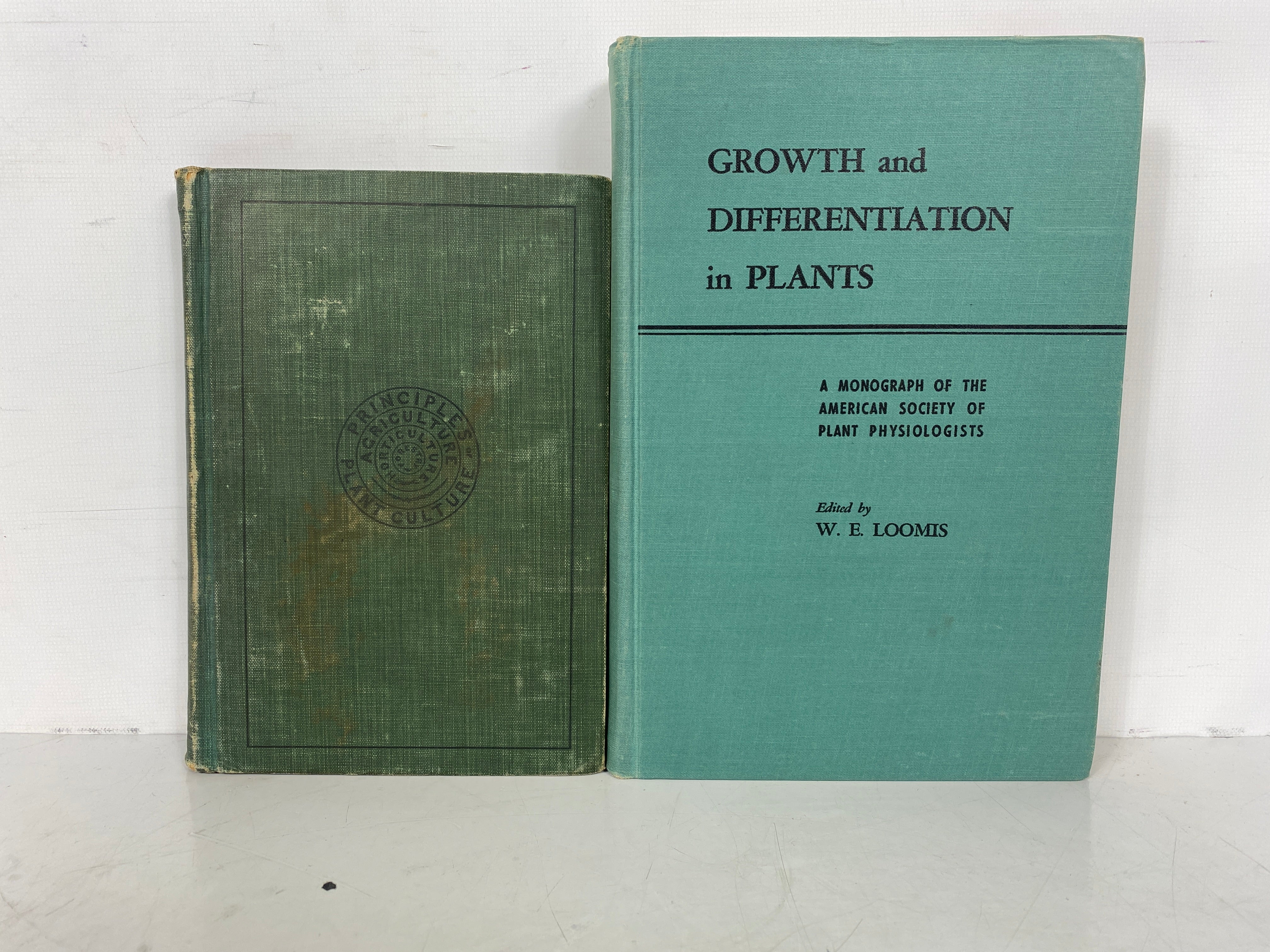 2 Vols: Principles of Plant Culture 1906/Growth & Differentiation in Plants 1953