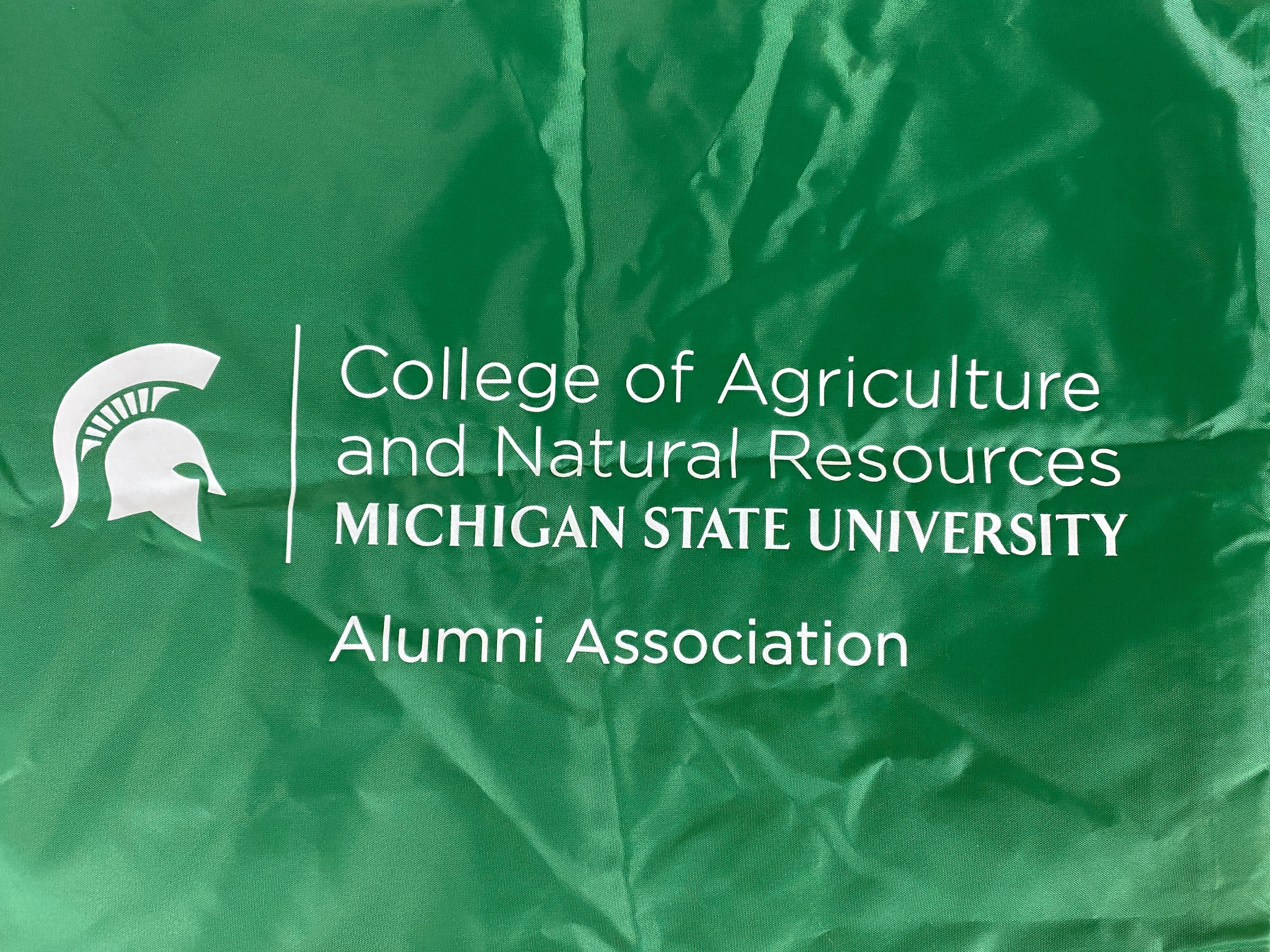 MSU "College of Agriculture and Natural Resources Alumni Association" Drawstring Bag