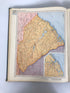 Rand McNally-Cosmopolitan World Atlas 1949 HC Color Maps