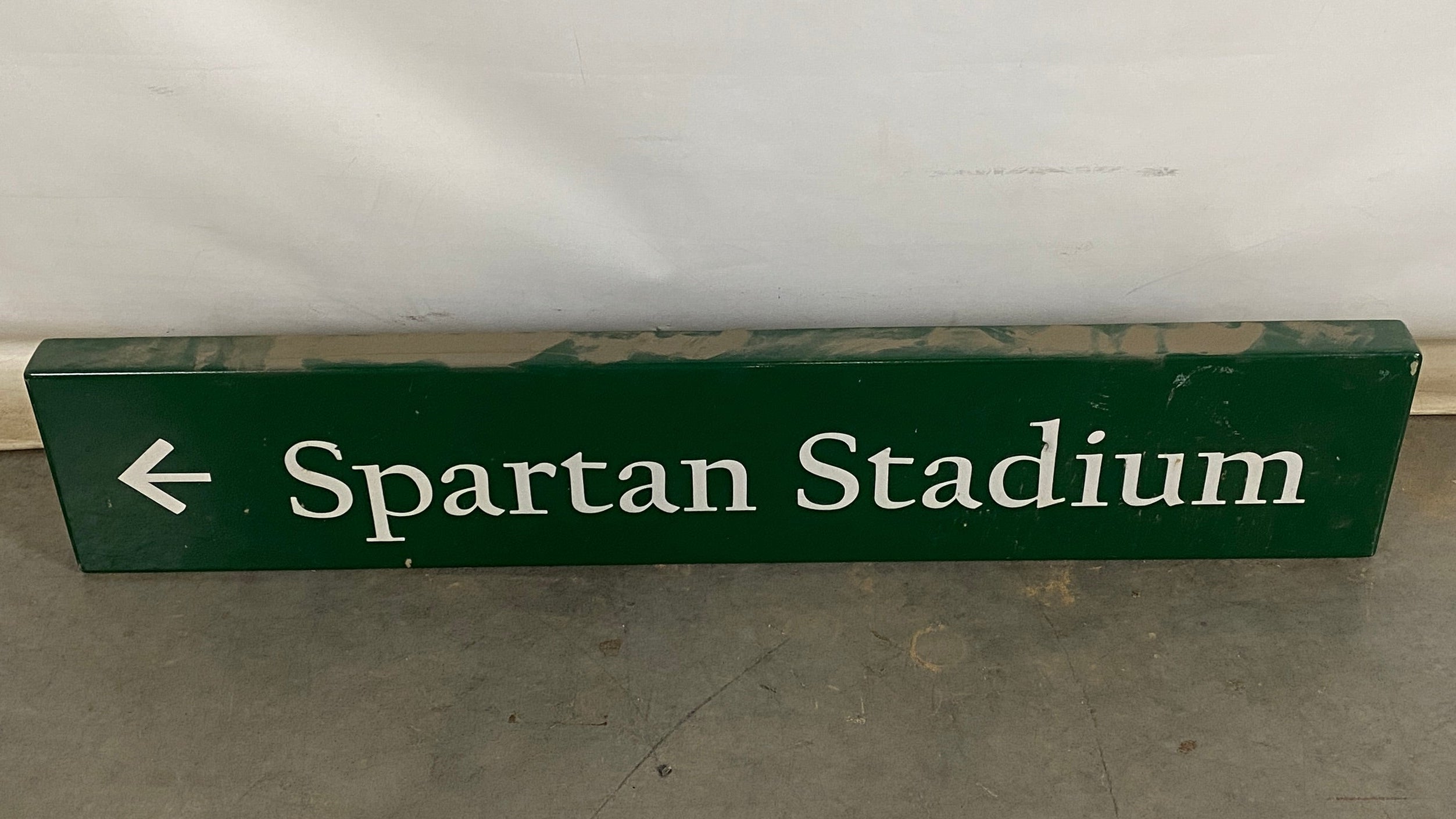 Michigan State University "Spartan Stadium" Sign
