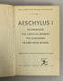 2 Volumes: Aeschylus I and II A Modern Library Book by Grene/Lattimore HCDJ