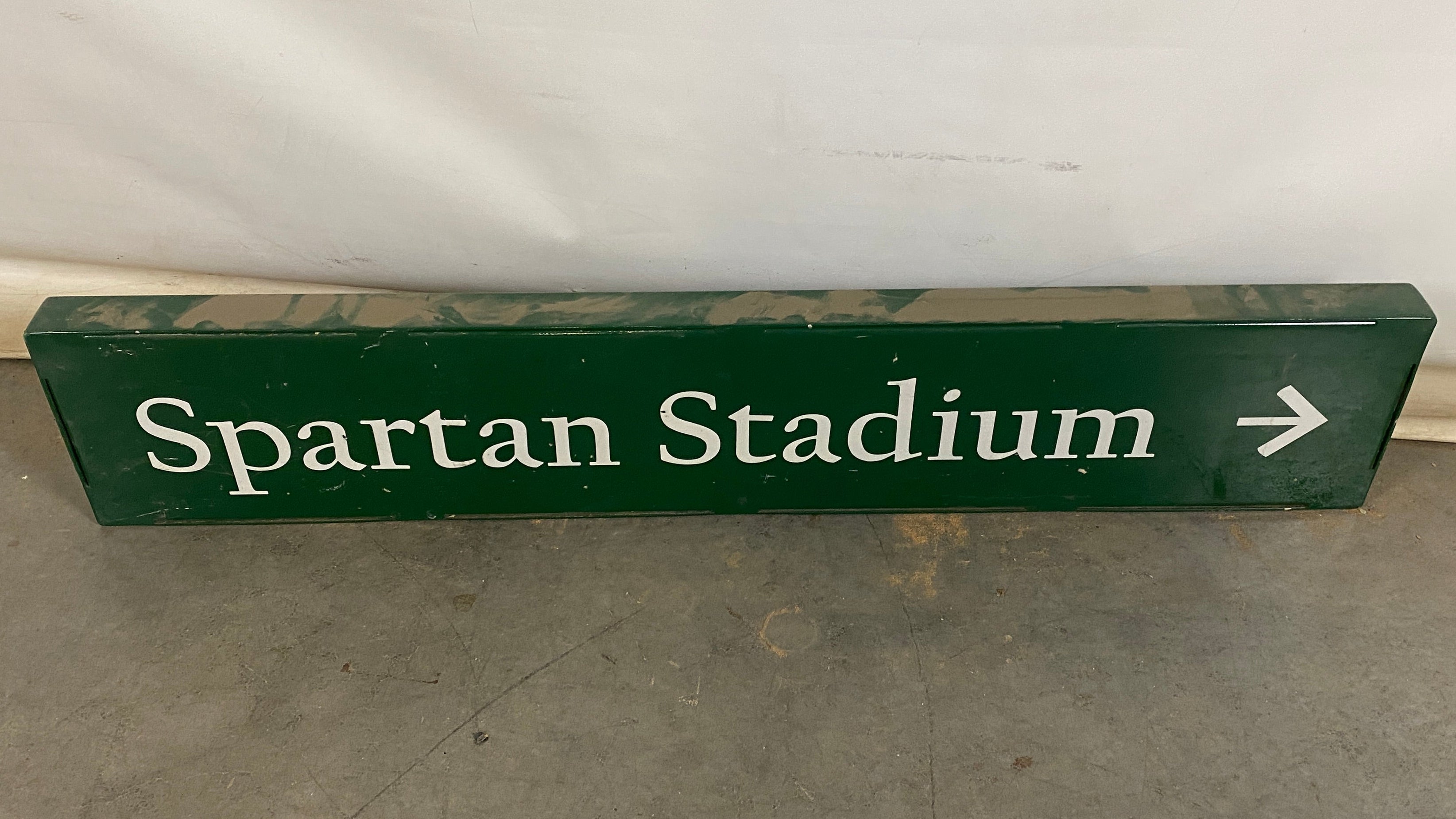Michigan State University "Spartan Stadium" Sign