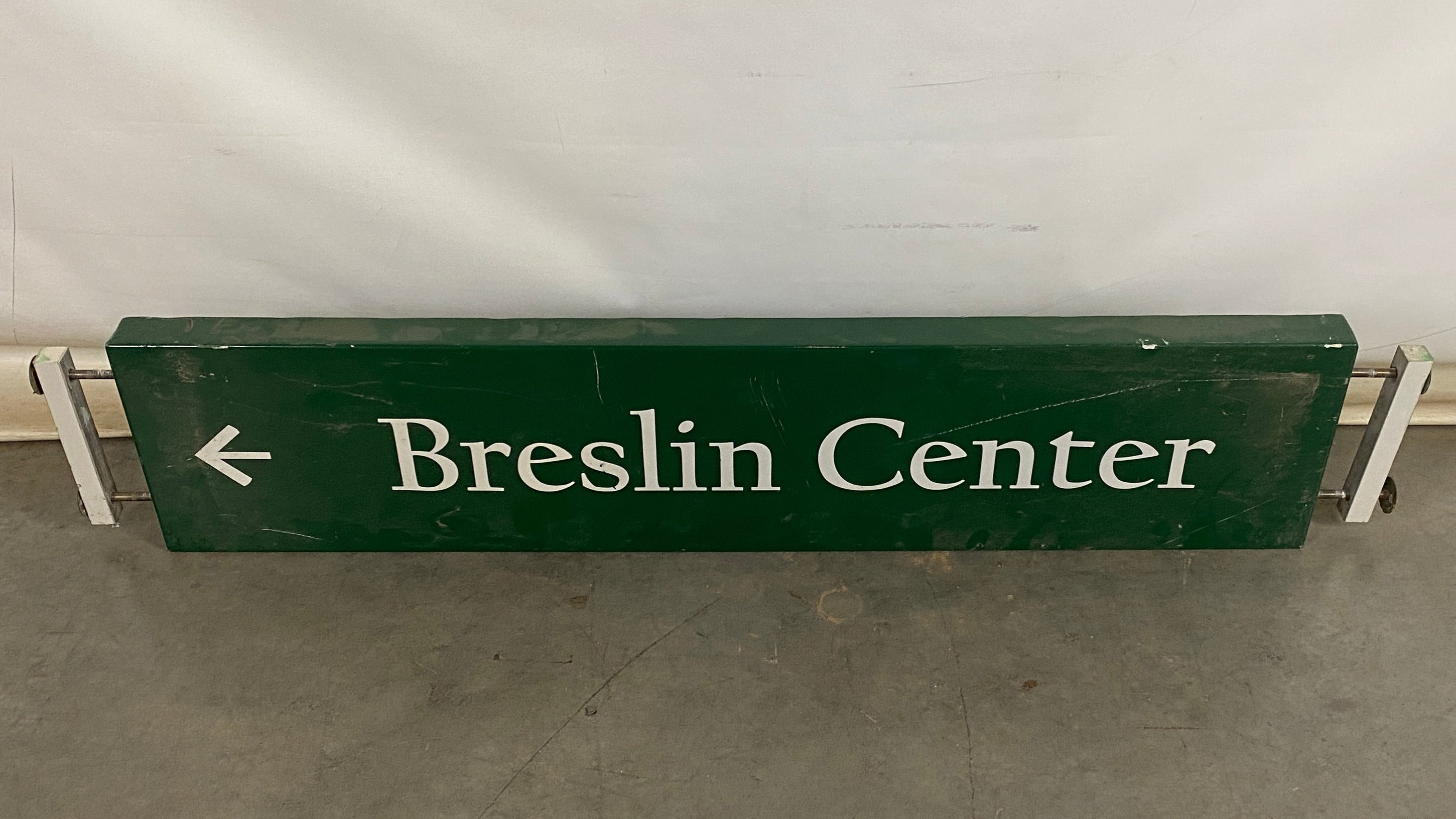 Michigan State University "Breslin Center" Sign