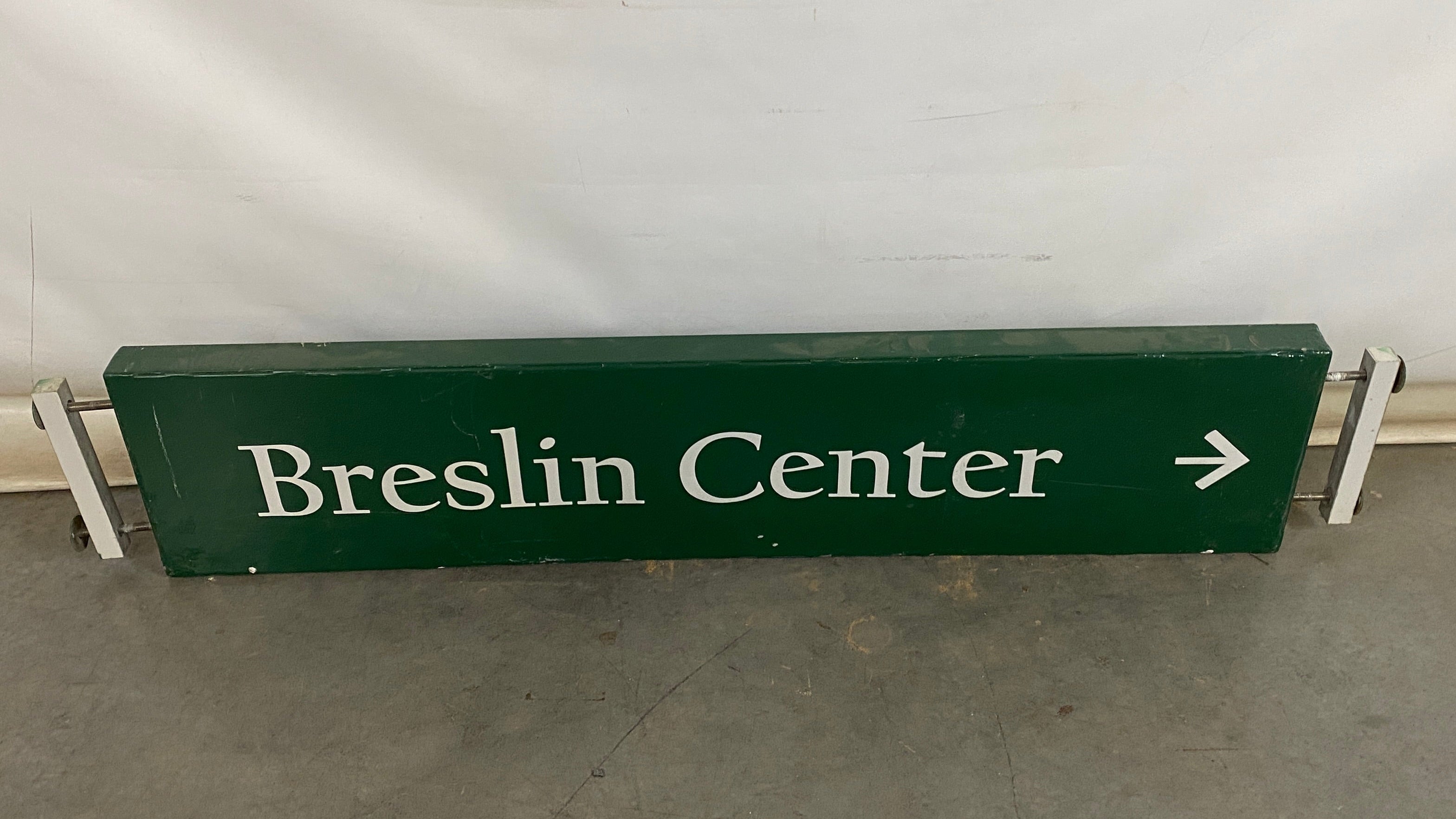 Michigan State University "Breslin Center" Sign
