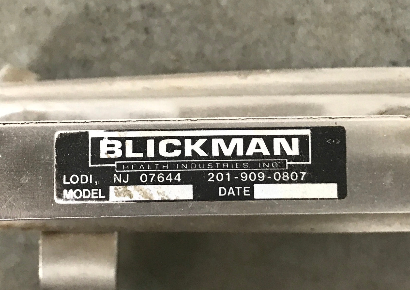 Blickman Stainless Steel Medical Tray
