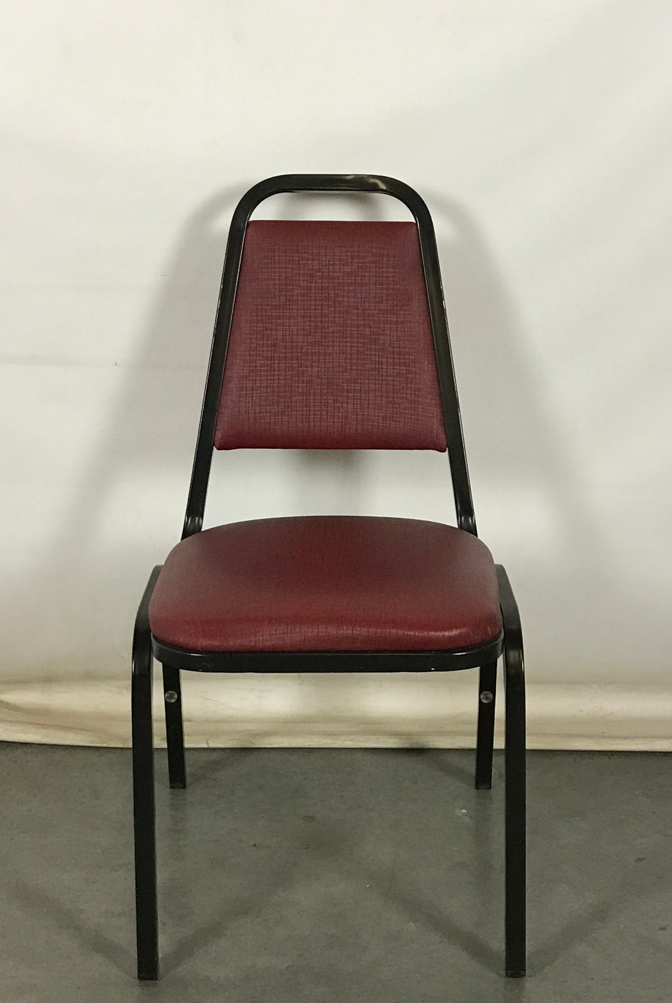 Red Armless Chair