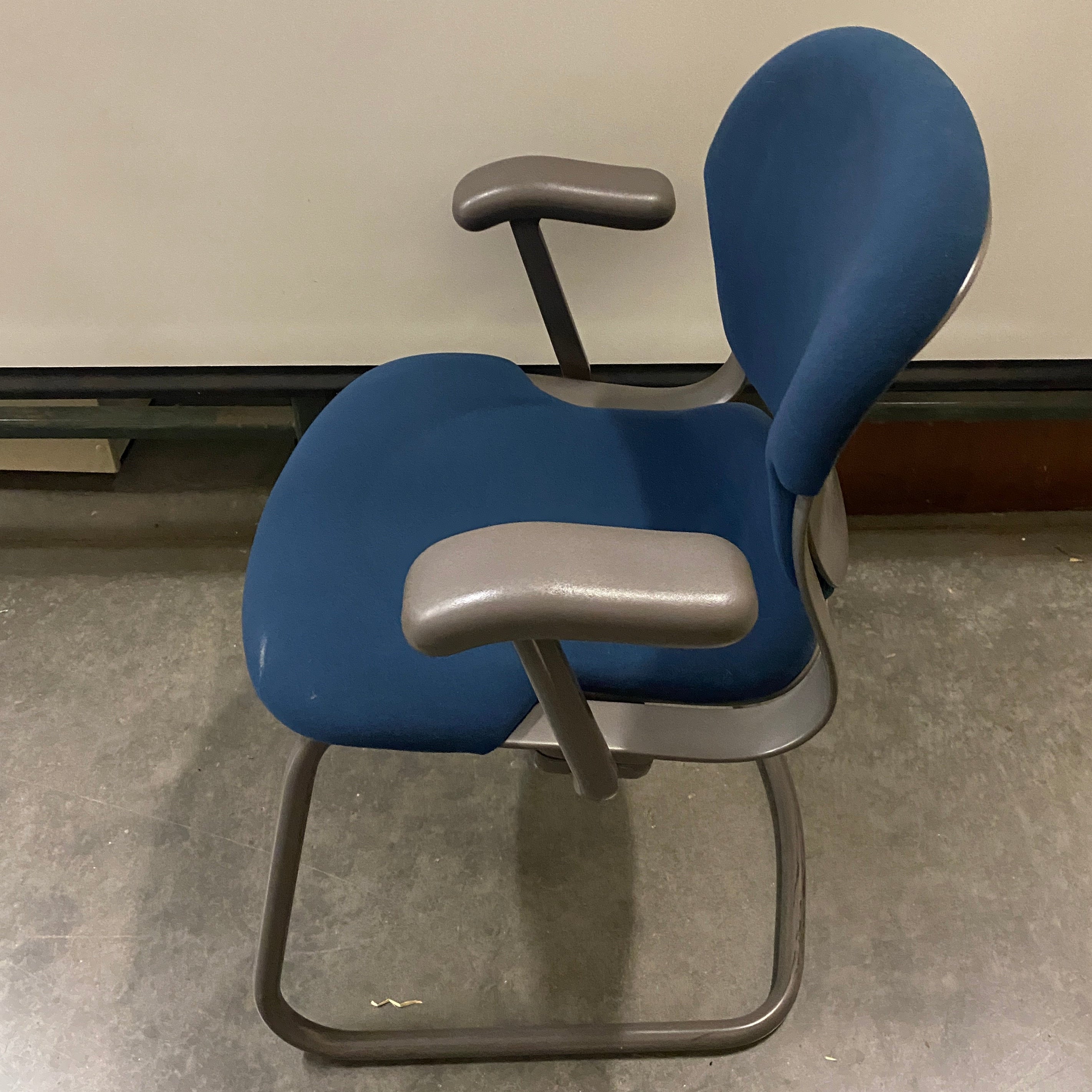 Herman Miller #EQ400S Blue Upholstered Chair