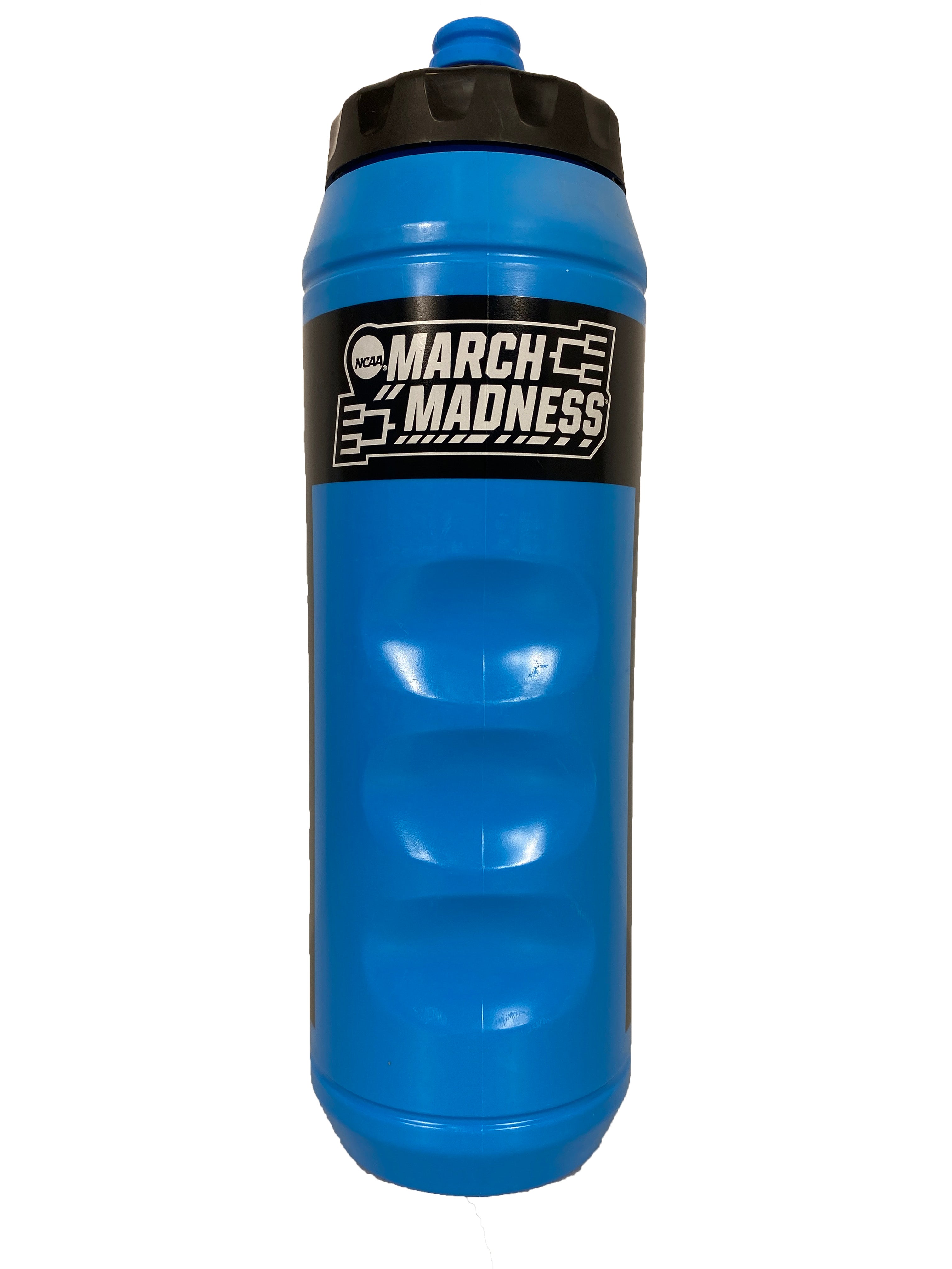 Set of 13 NCAA March Madness Blue Powerade Bottles with Carriers