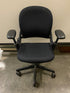 Steelcase #4621210 Black Upholstered Adjustable Office Chair
