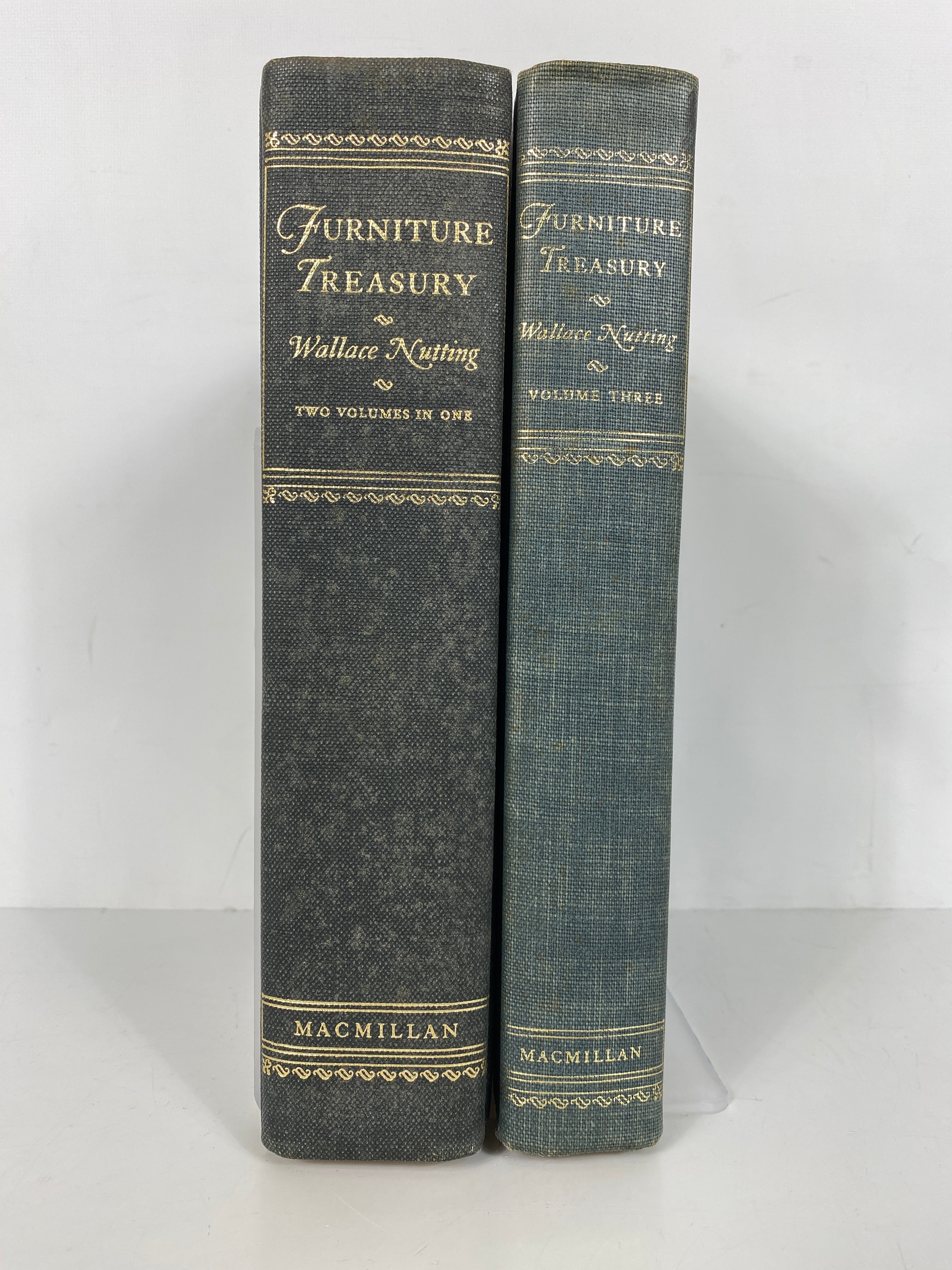 2 Vols: Furniture Treasury by Nutting/Donnelly (1, 2, 3) 1971-76 HC