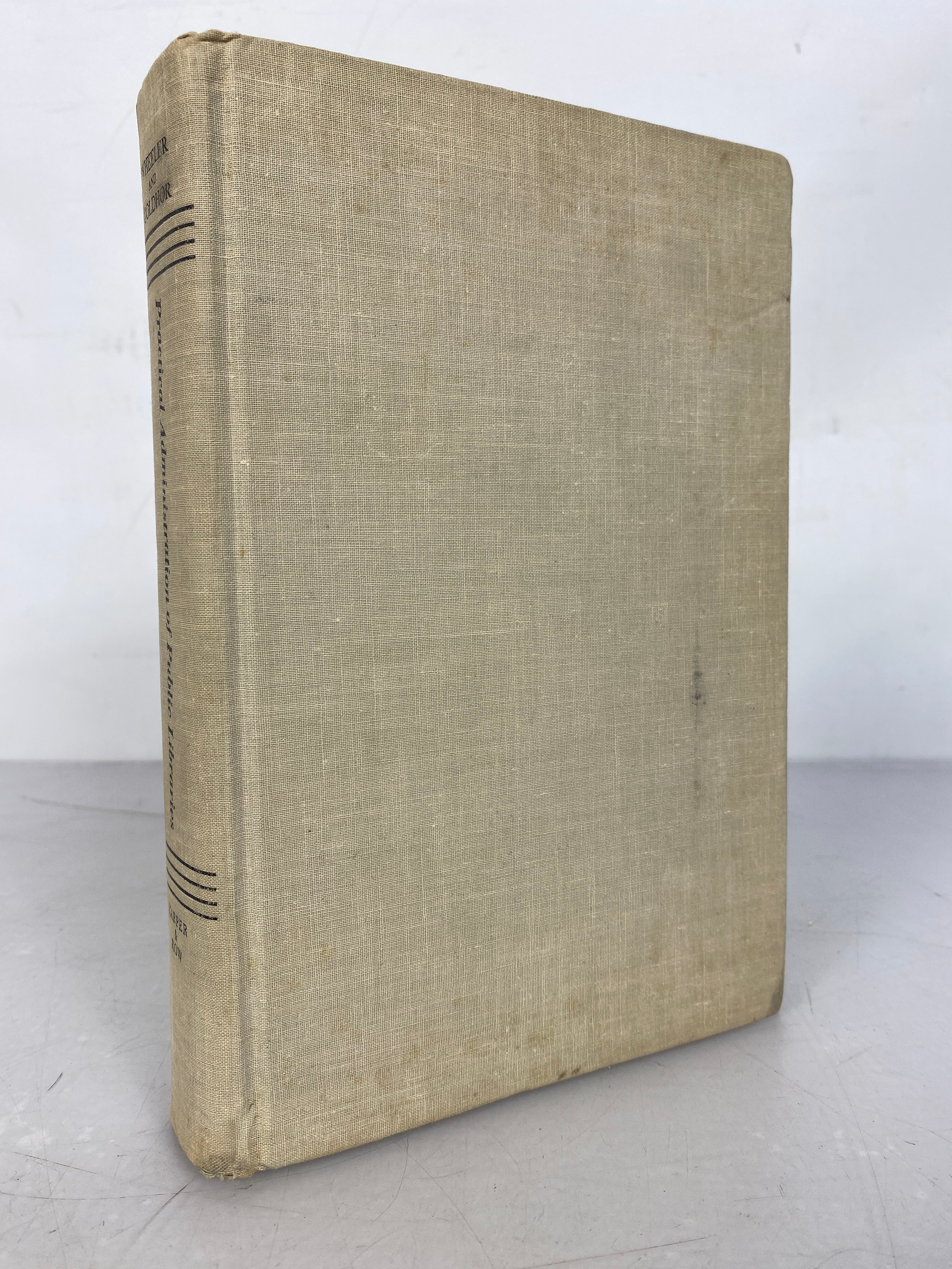 Practical Administration of Public Libraries by Wheeler and Goldhor 1962 HC