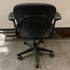 Steelcase #4621210 Black Upholstered Adjustable Office Chair