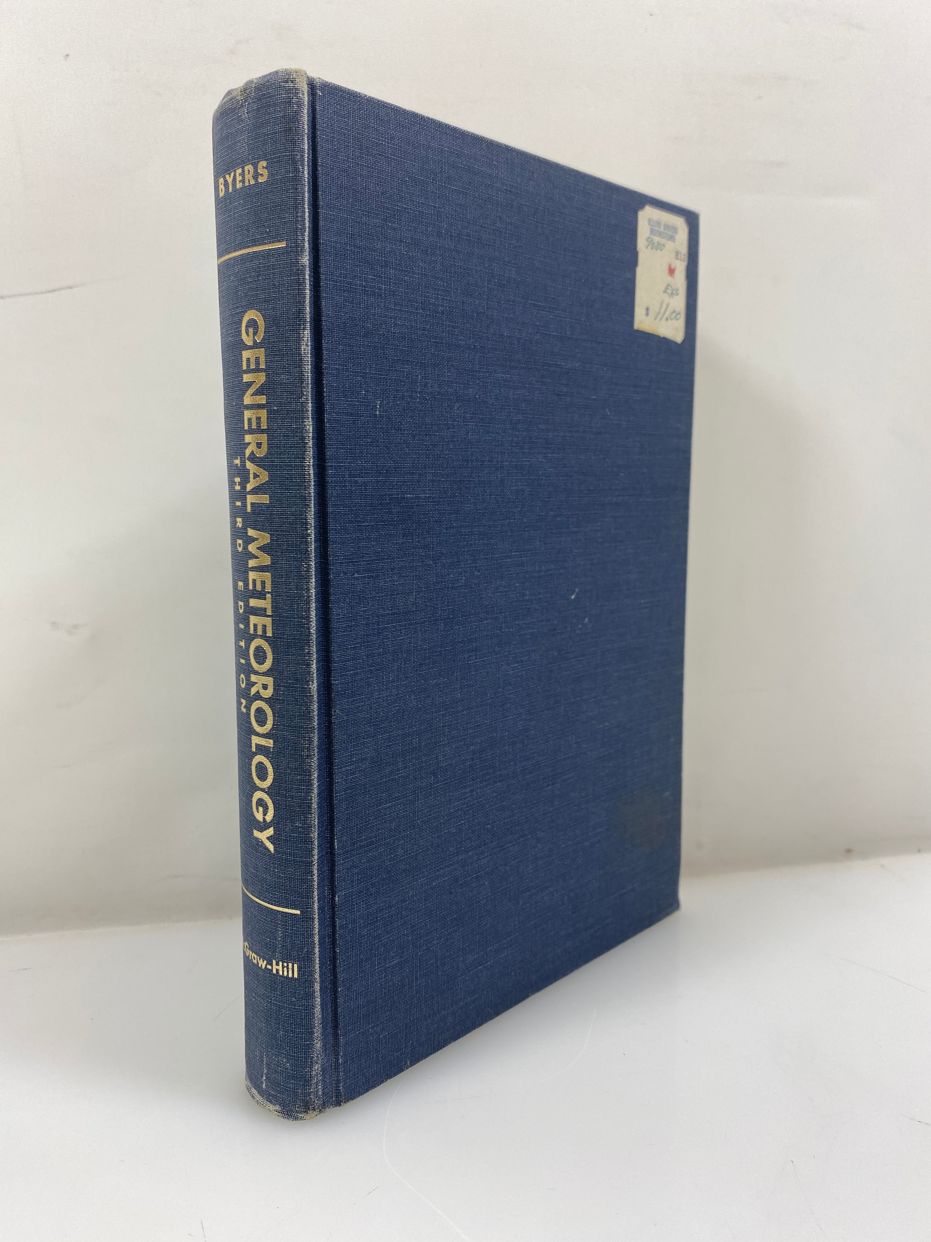 General Meteorology by Byers 3rd Ed. 1959 HC