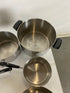 Vintage Revere Ware Tri Ply Disc Stainless Aluminum Pot and Pan Set