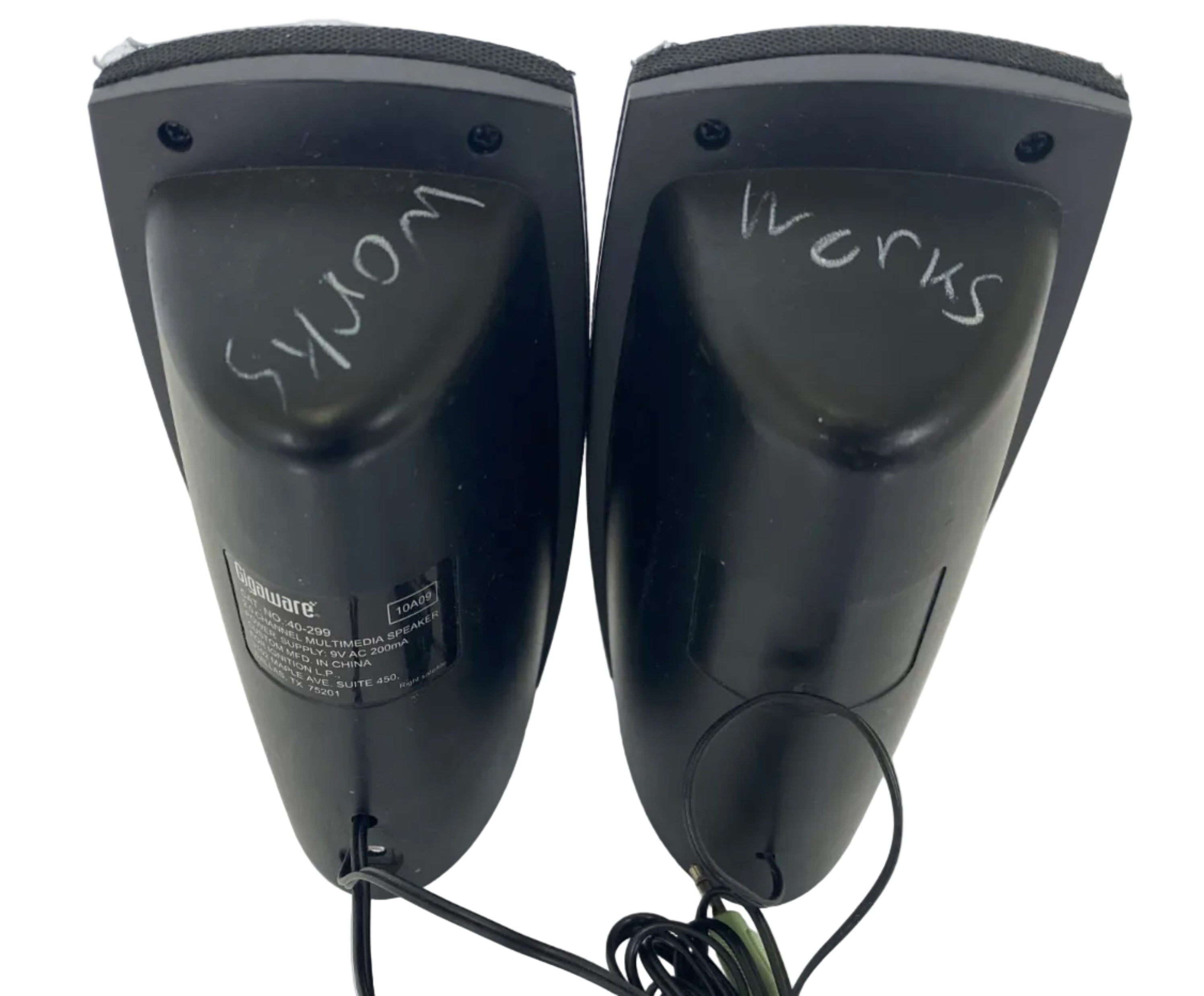 Gigaware 40-299 2.0 Multimedia Computer Speakers 3.5mm