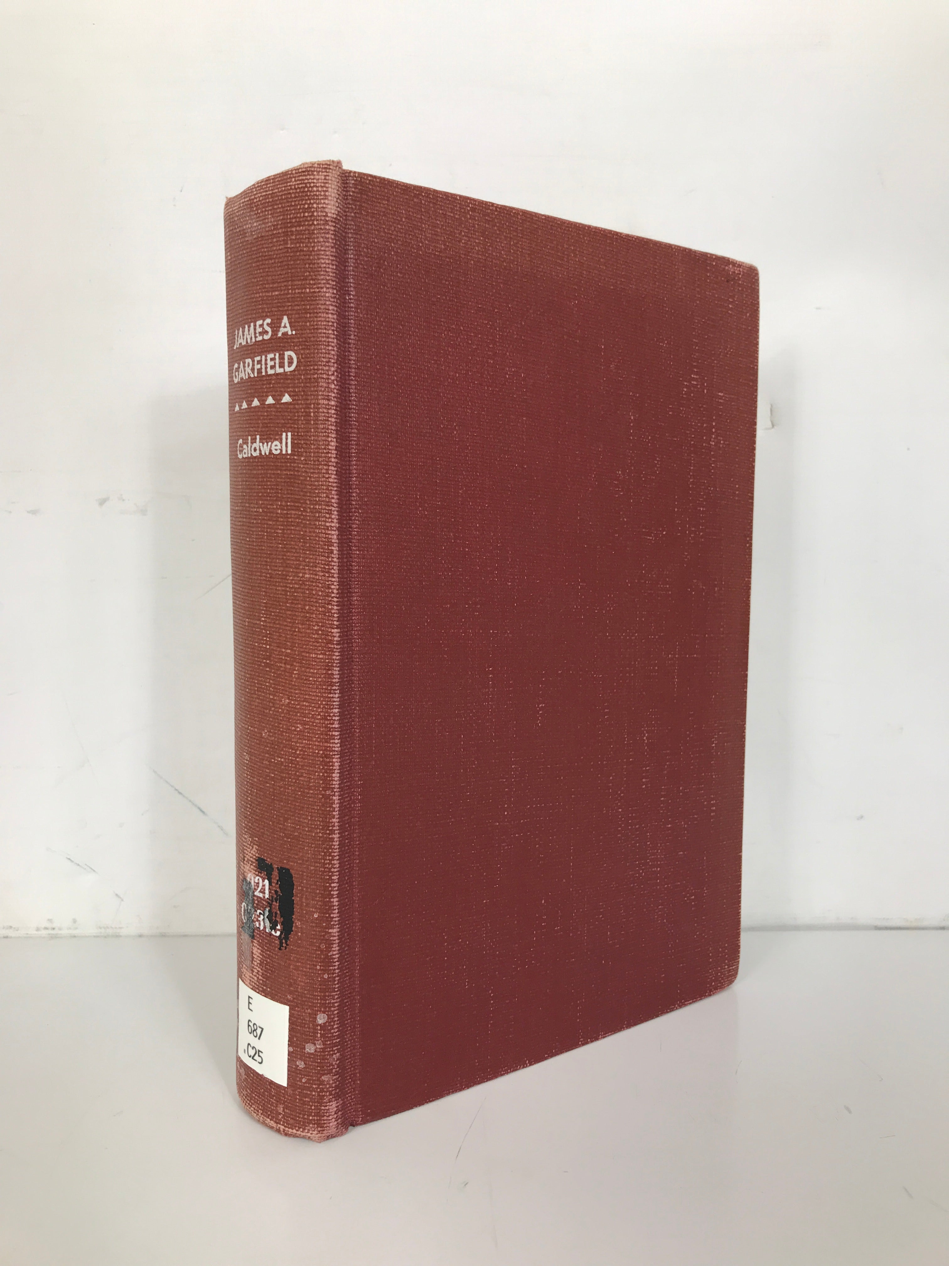 James A. Garfield Party Chieftain Caldwell 1931 HC Ex-Library