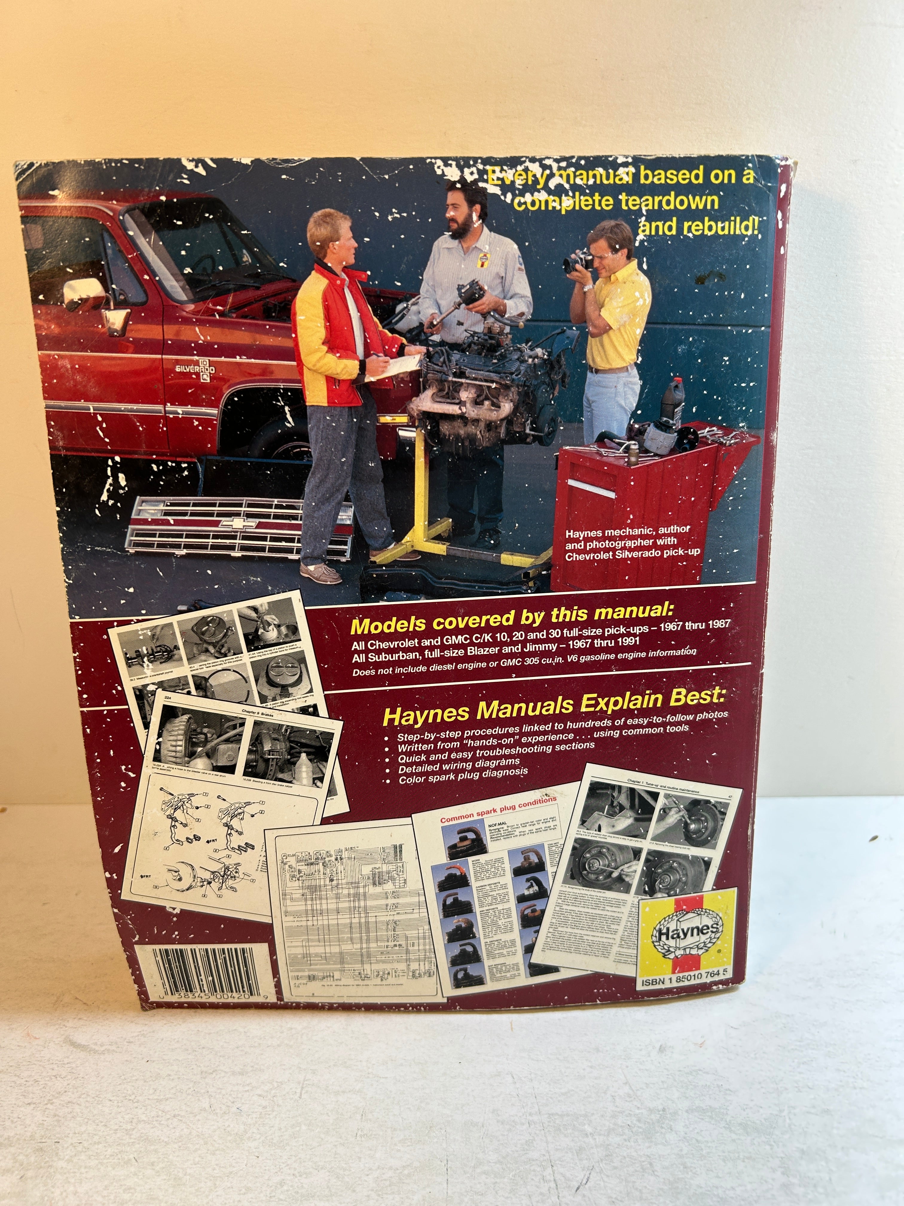 Chevy & GMC 4 3L & V* Pick-ups 1967-1987 Haynes Repair Manual by John Haynes SC
