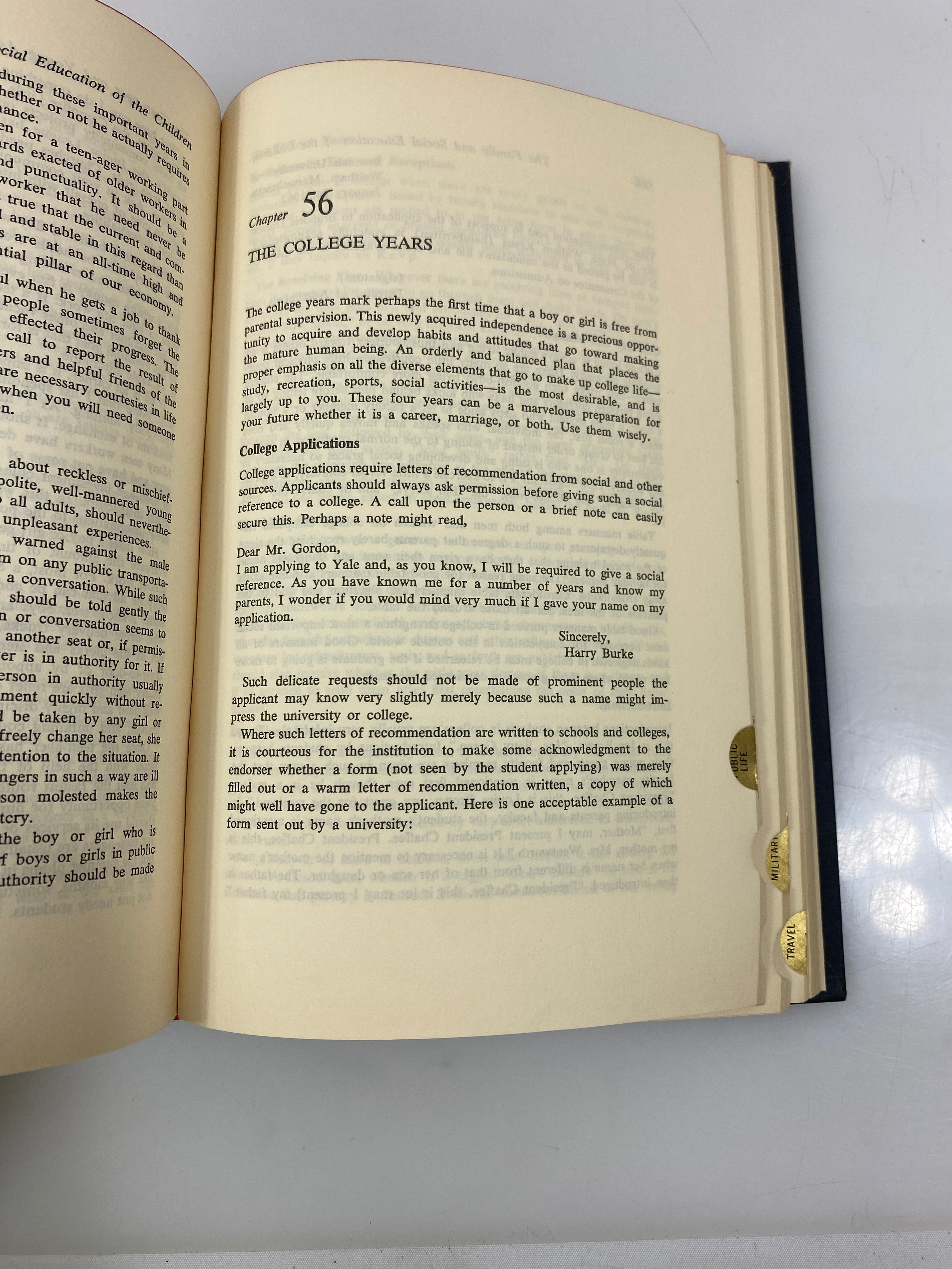 Amy Vanderbilt's New Complete Book of Etiquette Ex-library 1963 HC