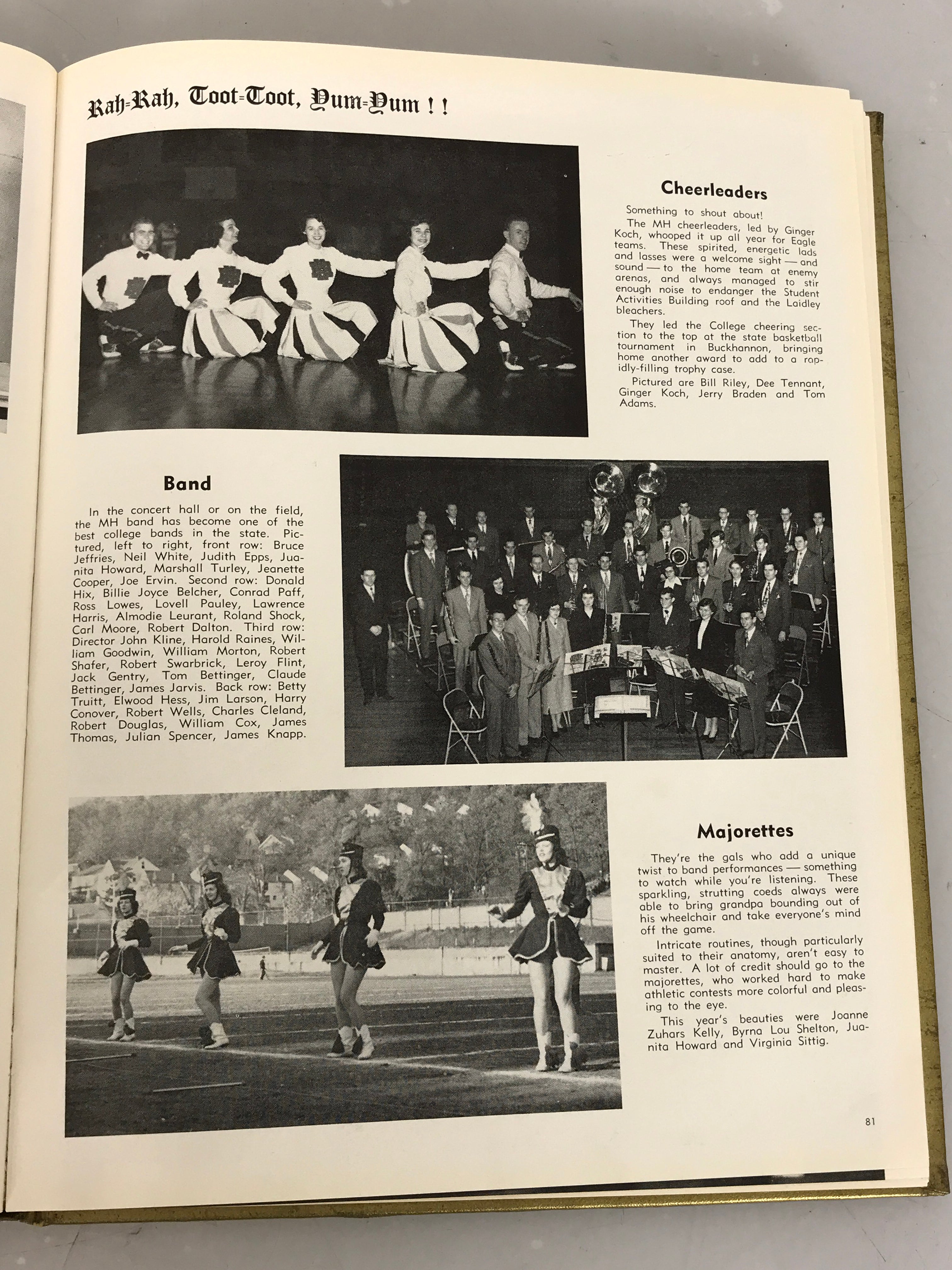 1950 Morris Harvey College (University of Charleston) Yearbook Charleston West Virginia HC