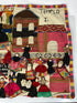 Large Hand-Sewn Peruvian Arpillera "Mercado de Cusco" 40x31