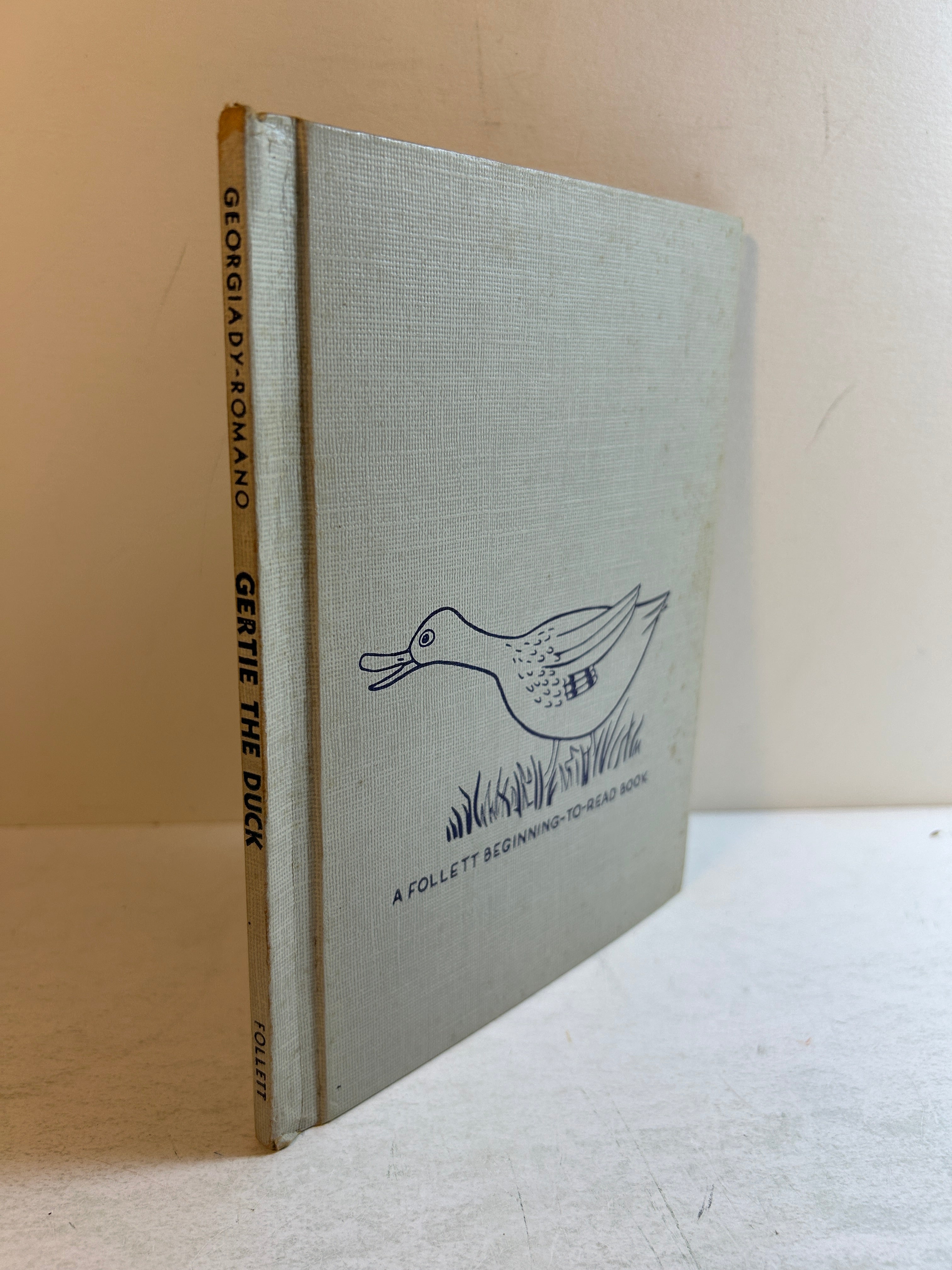 Signed Gertie the Duck by N. Georgiady & L. Romano 8th Printing Follett 1959
