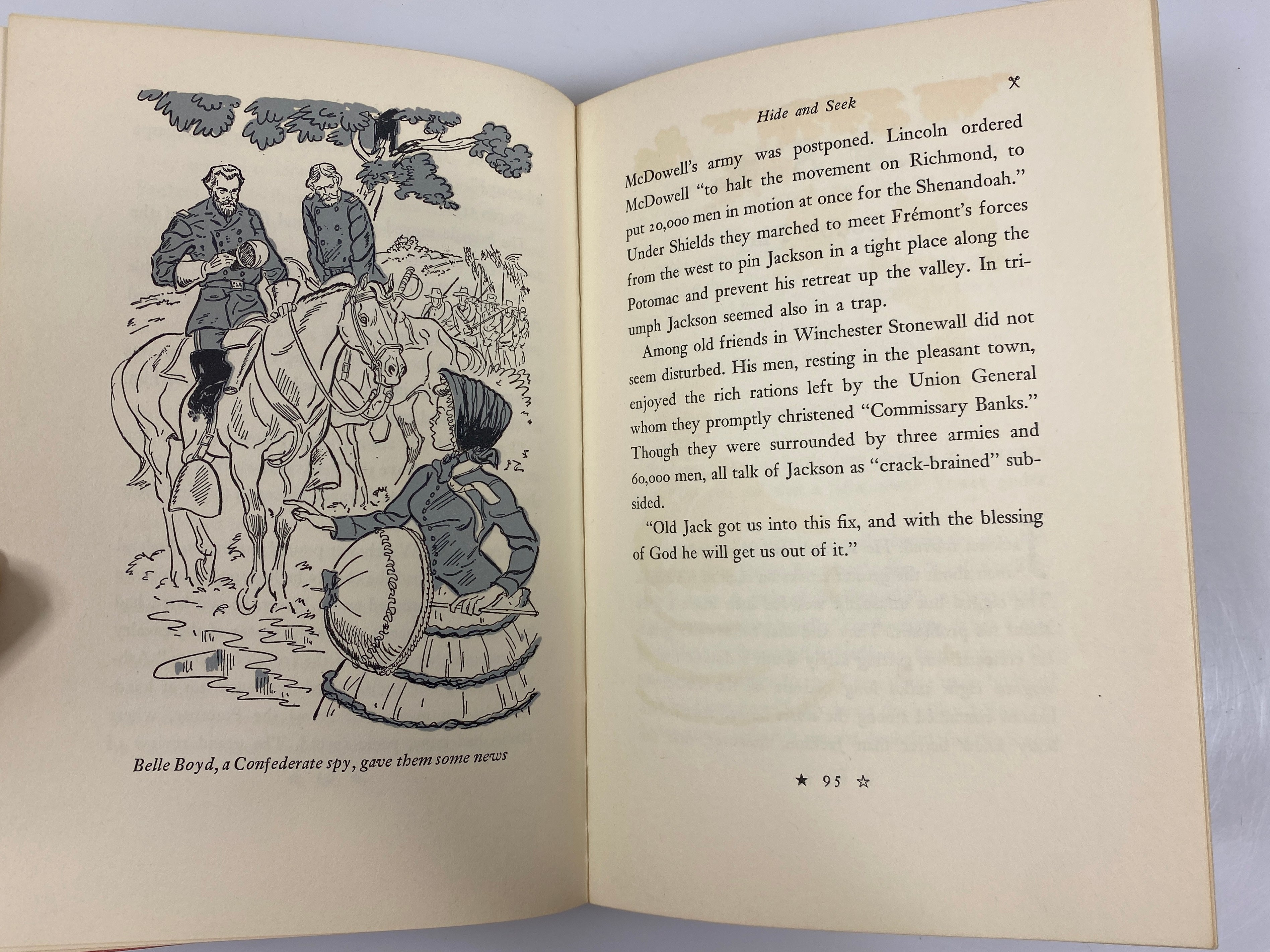 Stonewall Jackson by Jonathan Daniels 1959 HCDJ