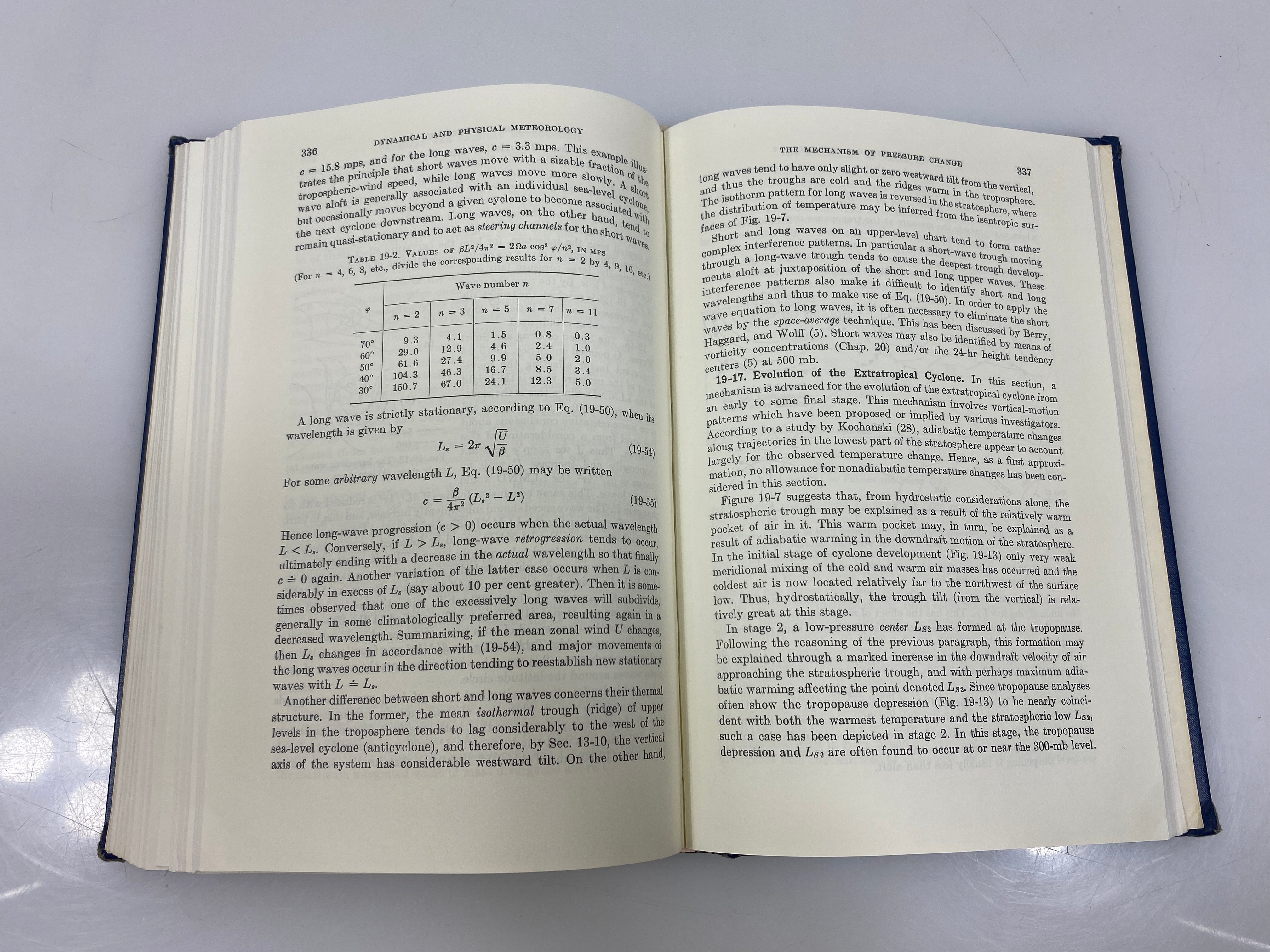 Dynamical and Physical Meteorology by Haltiner/Martin 1957 HC