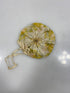 Vintage 1920s Pastel Floral Cloth Yarn Holder