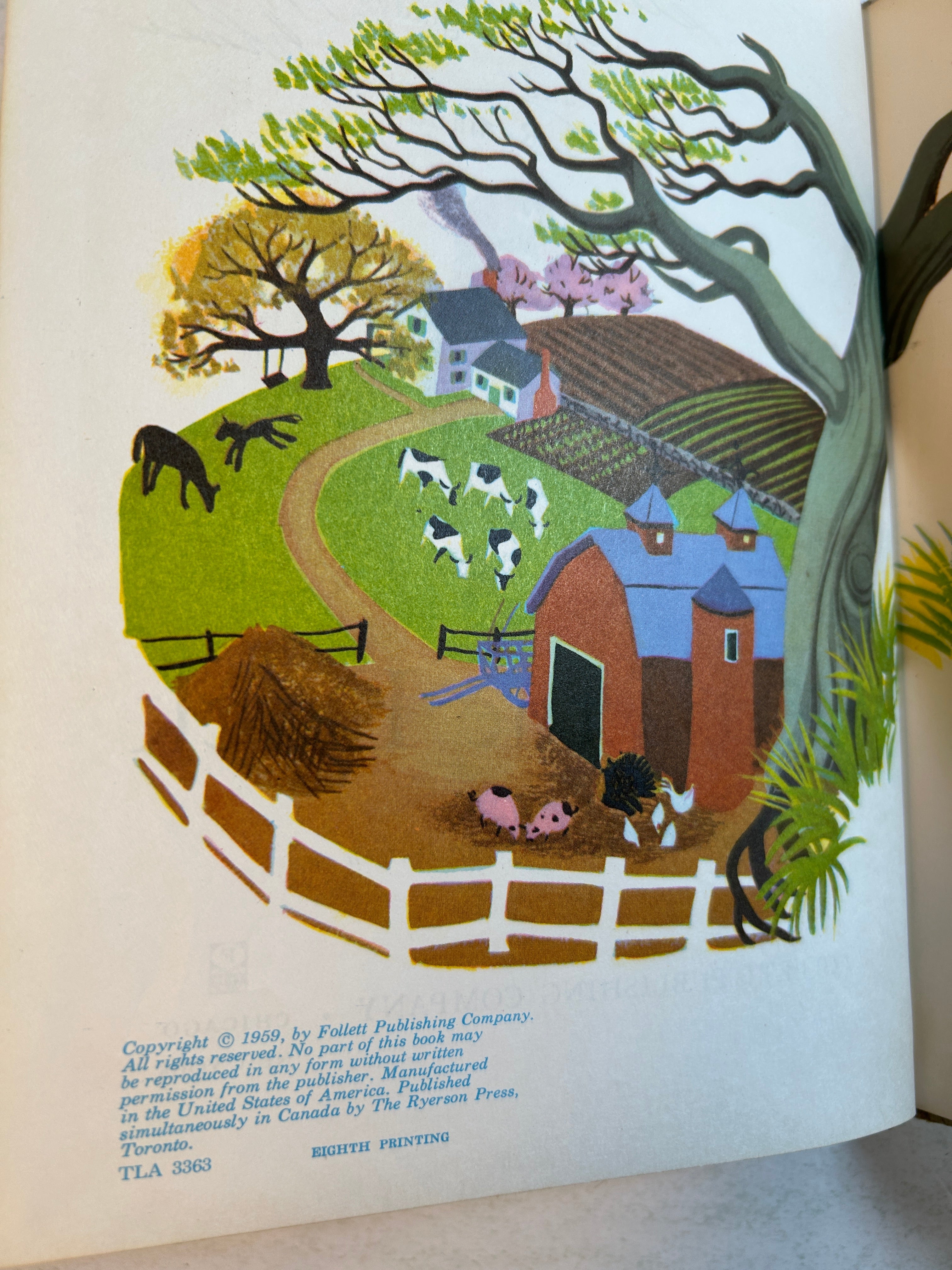 Signed Gertie the Duck by N. Georgiady & L. Romano 8th Printing Follett 1959