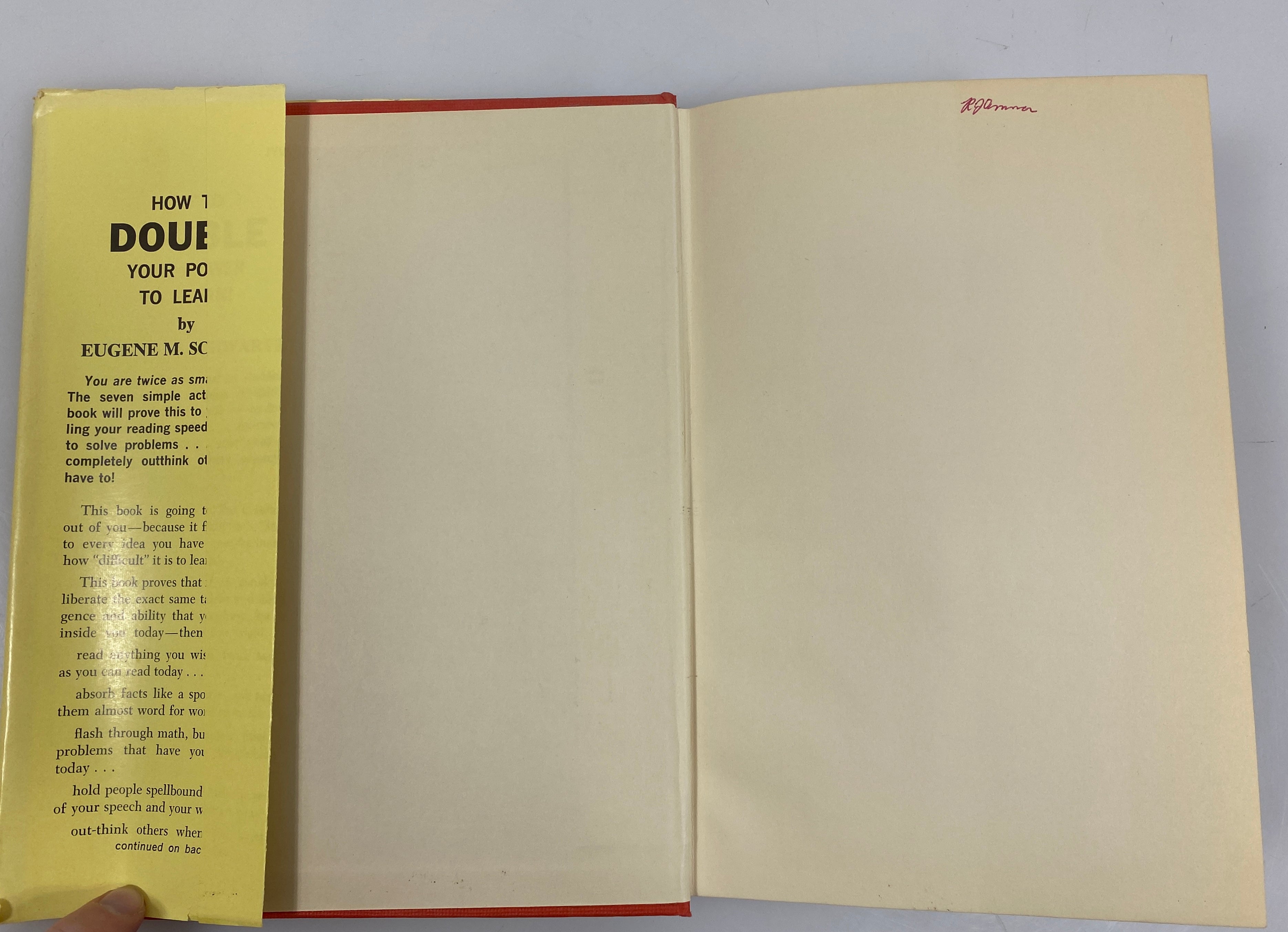 How to Double your Power to Learn by Eugene M. Schwartz 1965 HCDJ