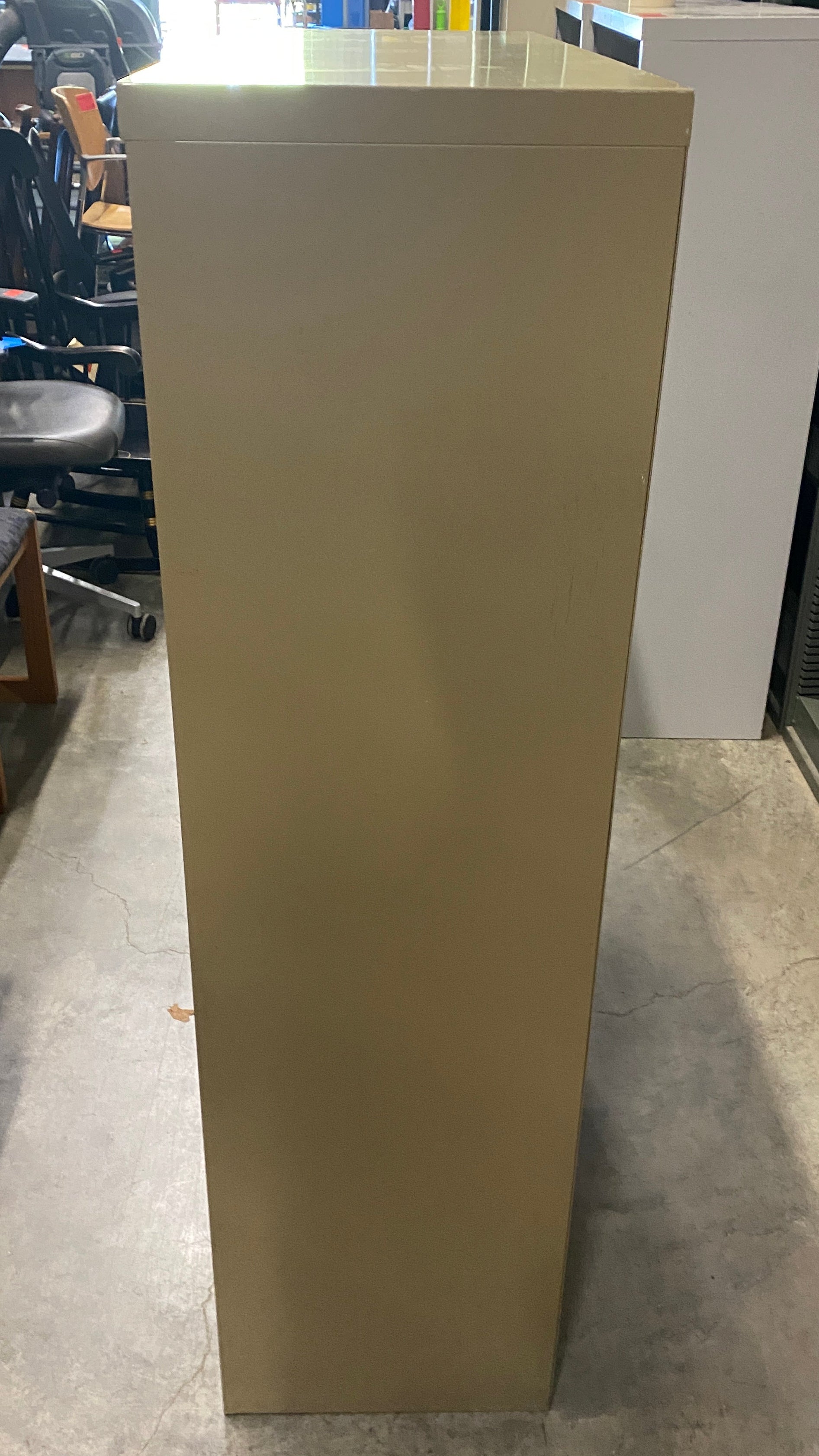 Steelcase #2295 Olive Adjustable 3 Tier Shelf