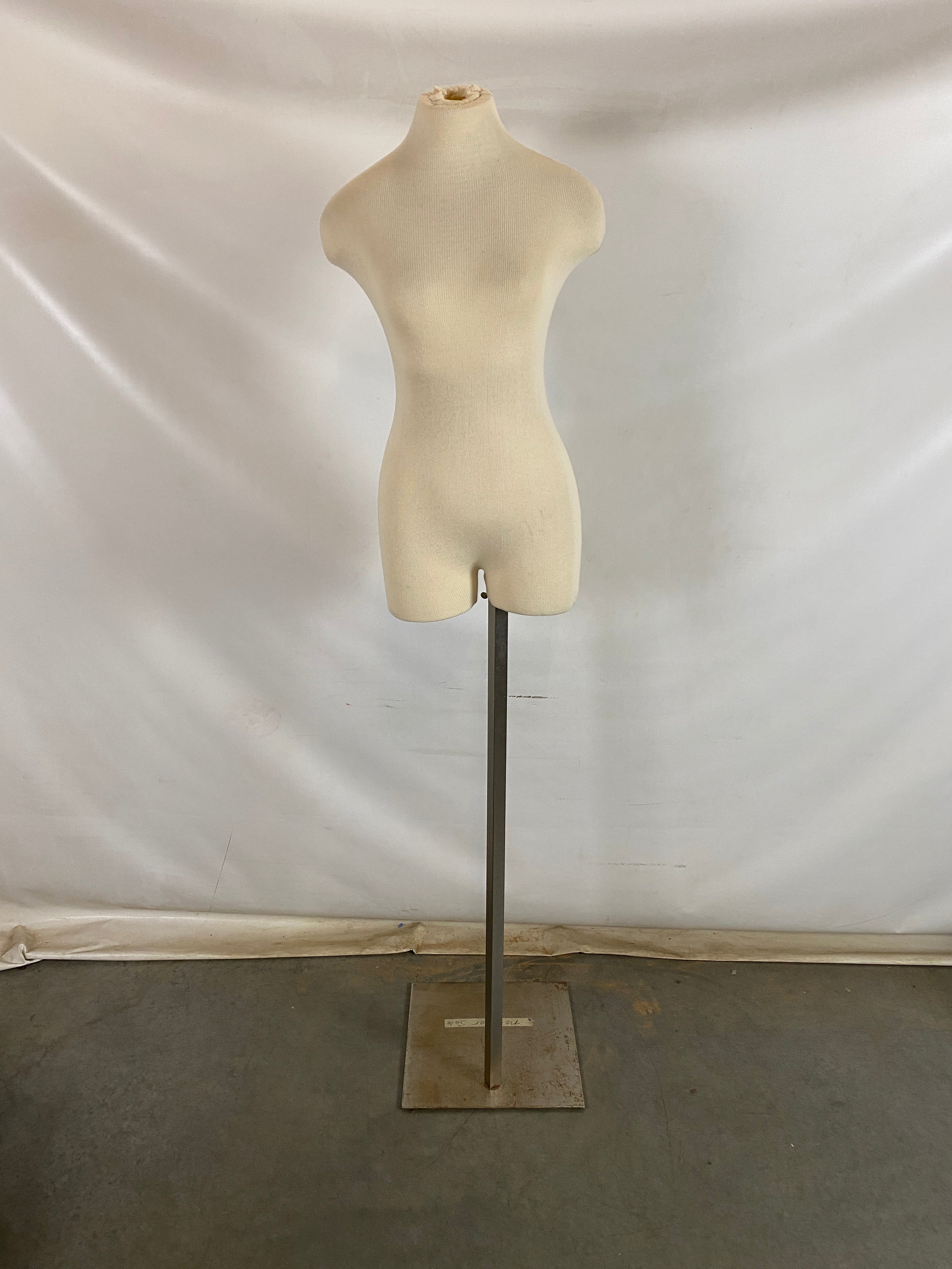 Upper Female Torso Mannequin w/ Metal Stand
