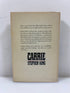 Carrie by Stephen King 1974 HCDJ