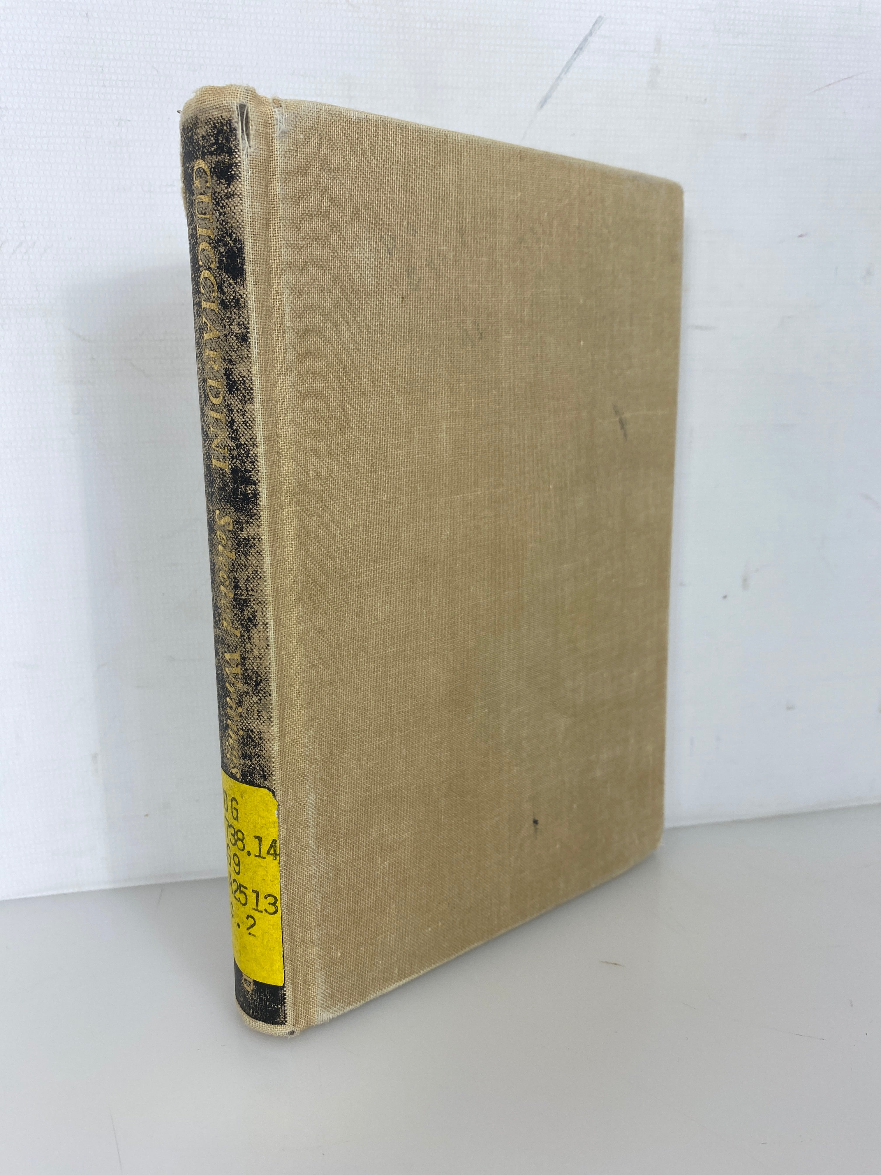 Francesco Guicciardini Selected Writings 1965 Ex-Library HC