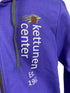 Kettunen Center Purple Pine Cone Zip Up Size Large